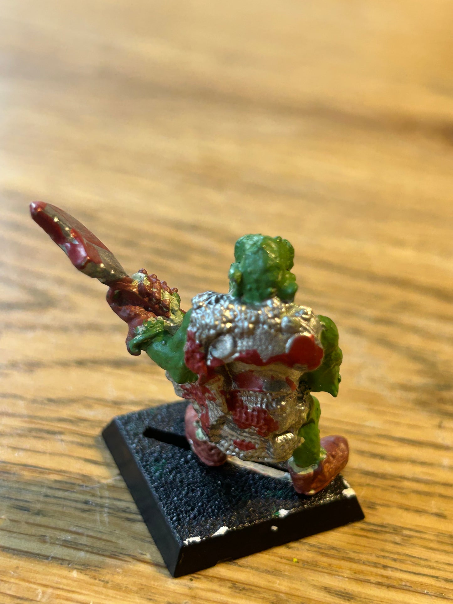 Iron claw orc with halberd warhammer fantasy orcs and goblins