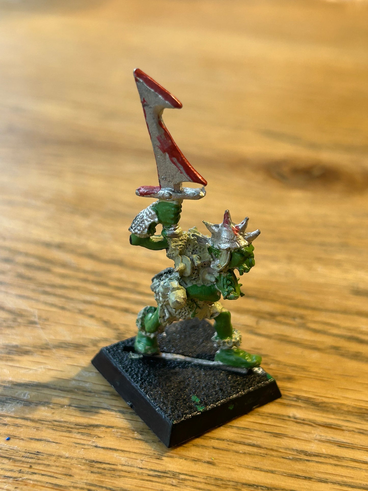 Citadel Warhammer Metal Orc Champion Spigblad Spike Mangler Braggob the Slasher