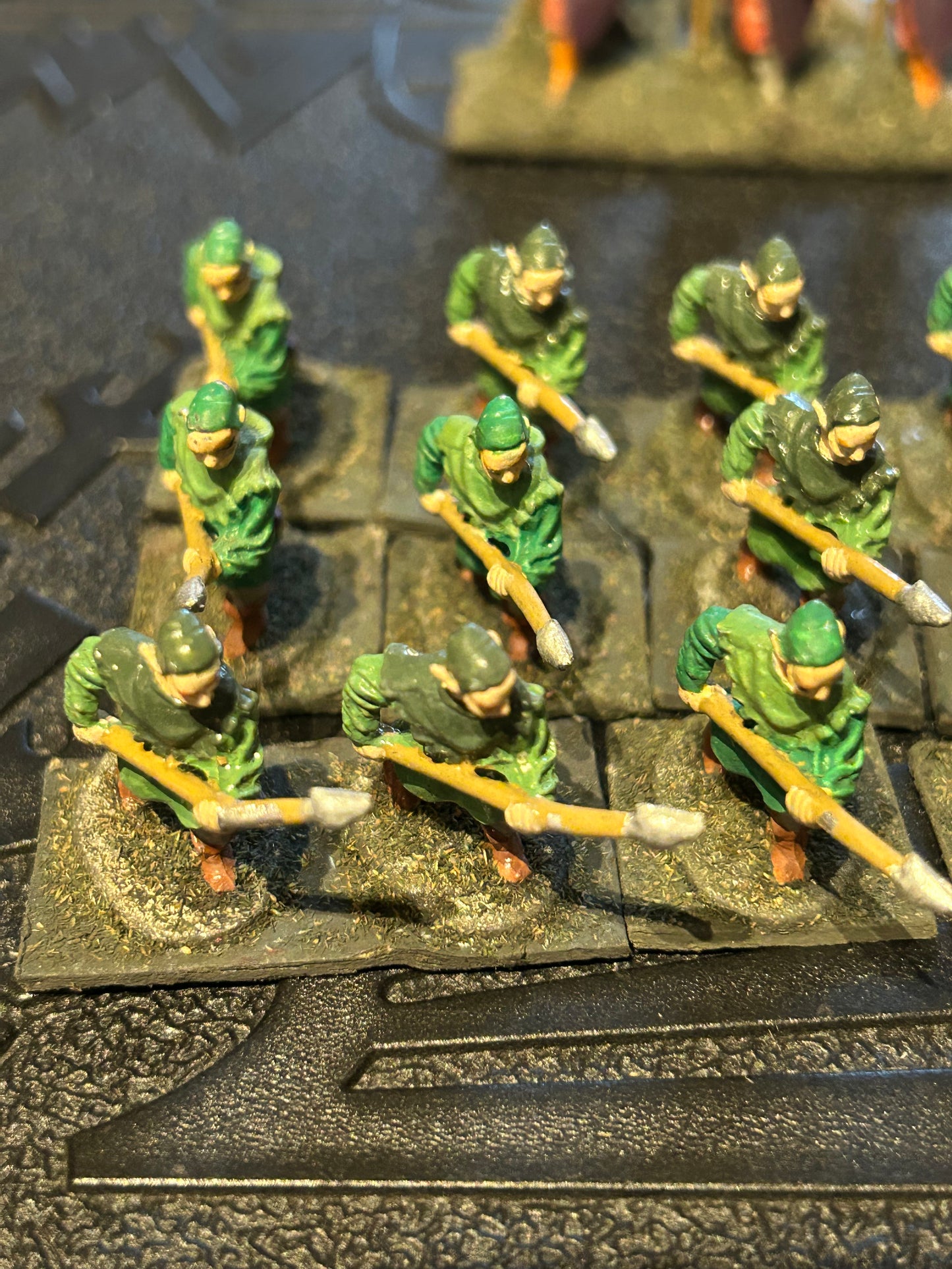 Prince August 654 wood elves spearmen x 15