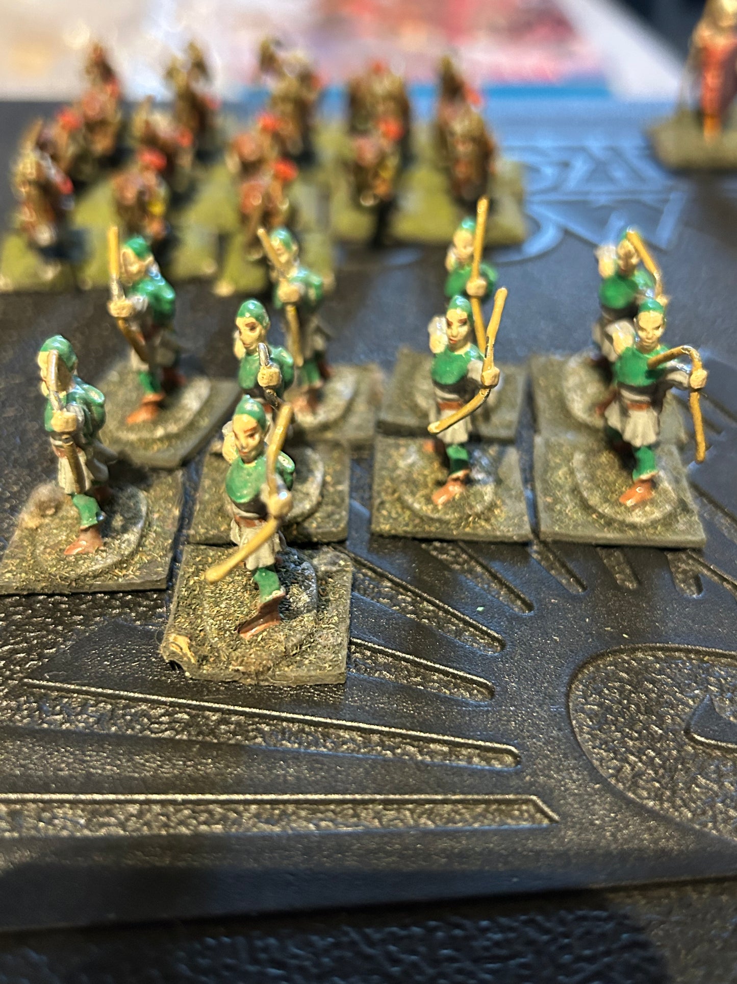 Prince August 654 wood elves archers x 9