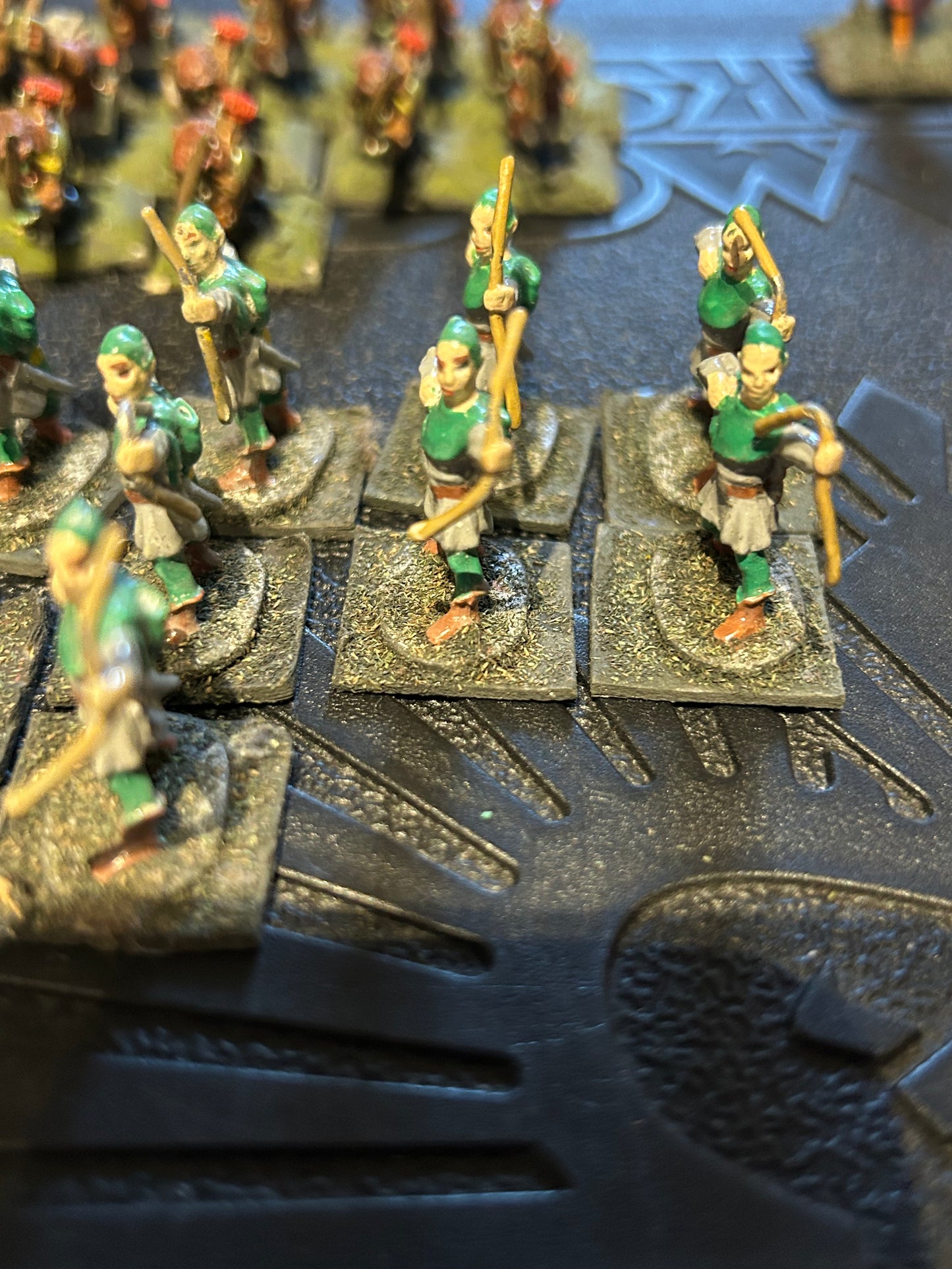 Prince August 654 wood elves archers x 9