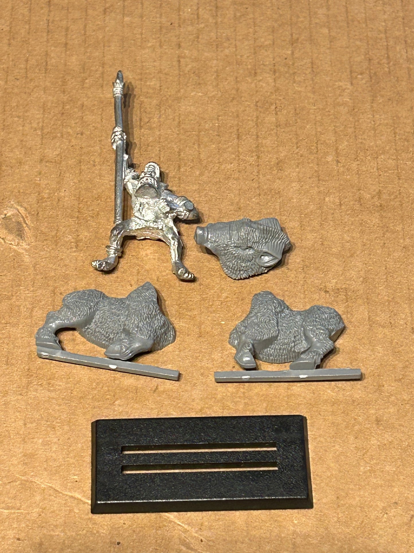 Warhammer Fantasy Battles Old World Savage Orc Boar Boy with spear Games Workshop