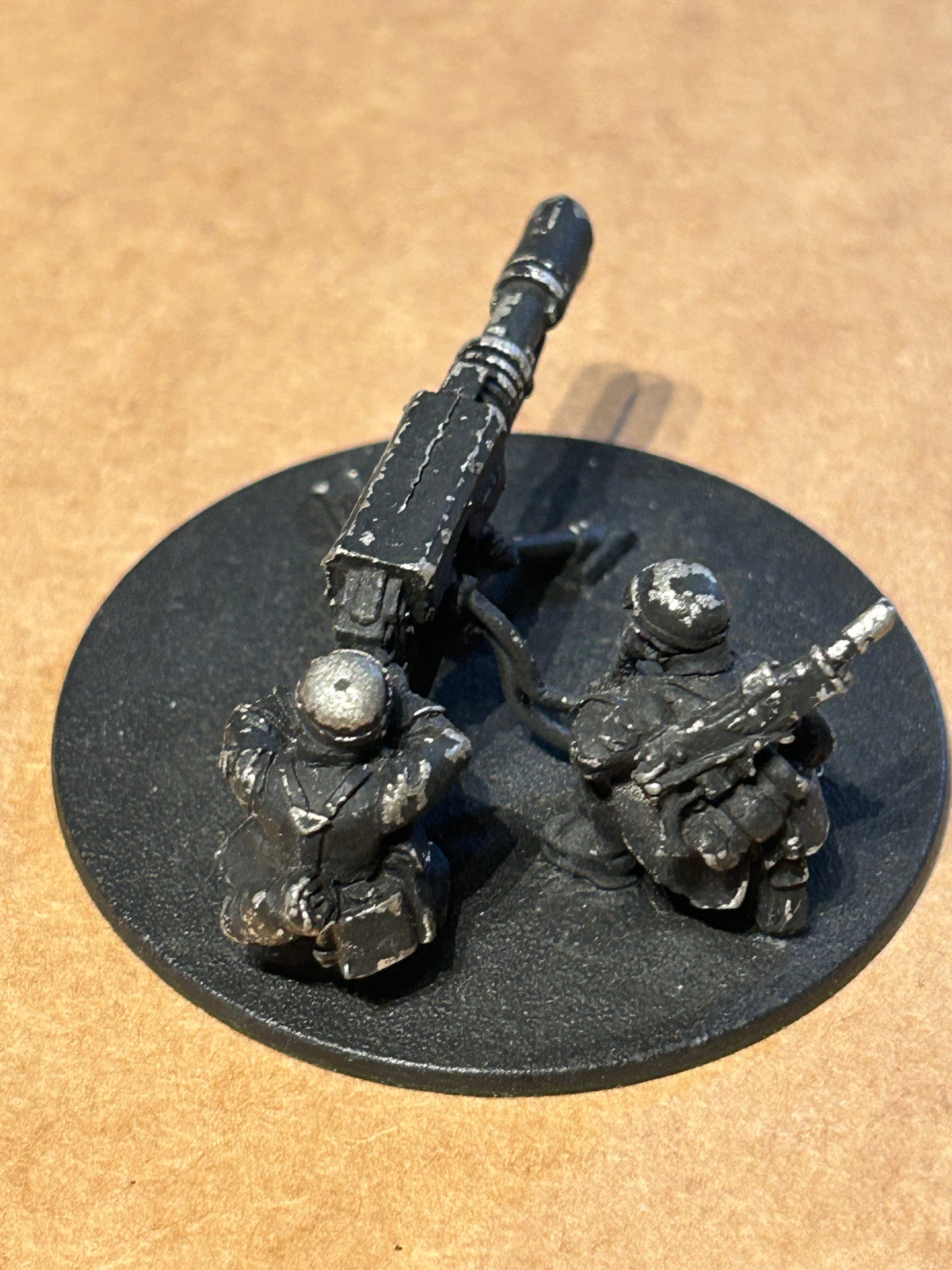 Citadel Warhammer classic 40K Imperial Guard Steel Legion lascannon team