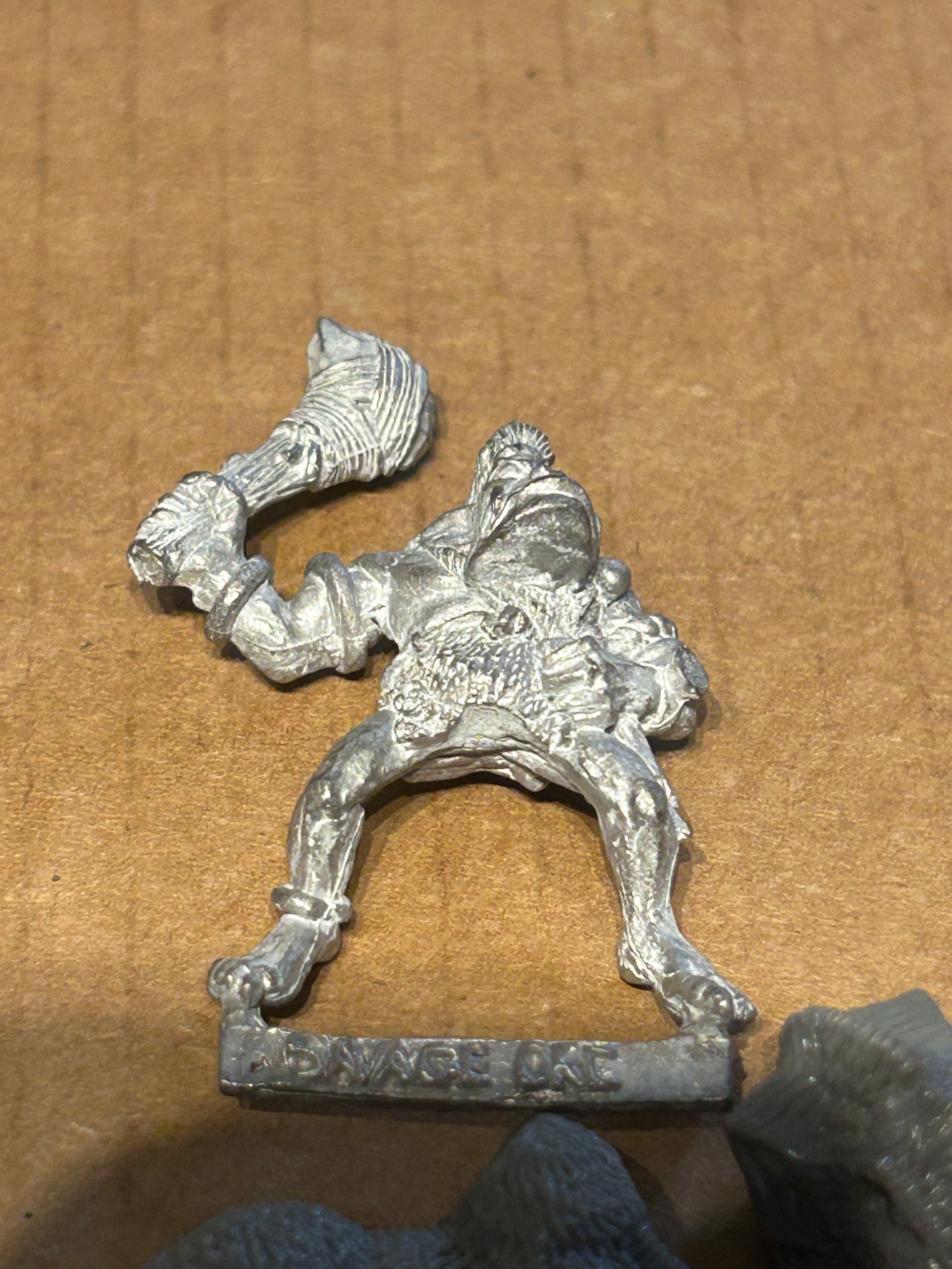 Warhammer Fantasy Battles Old World Savage Orc Boar Boy with club Games Workshop