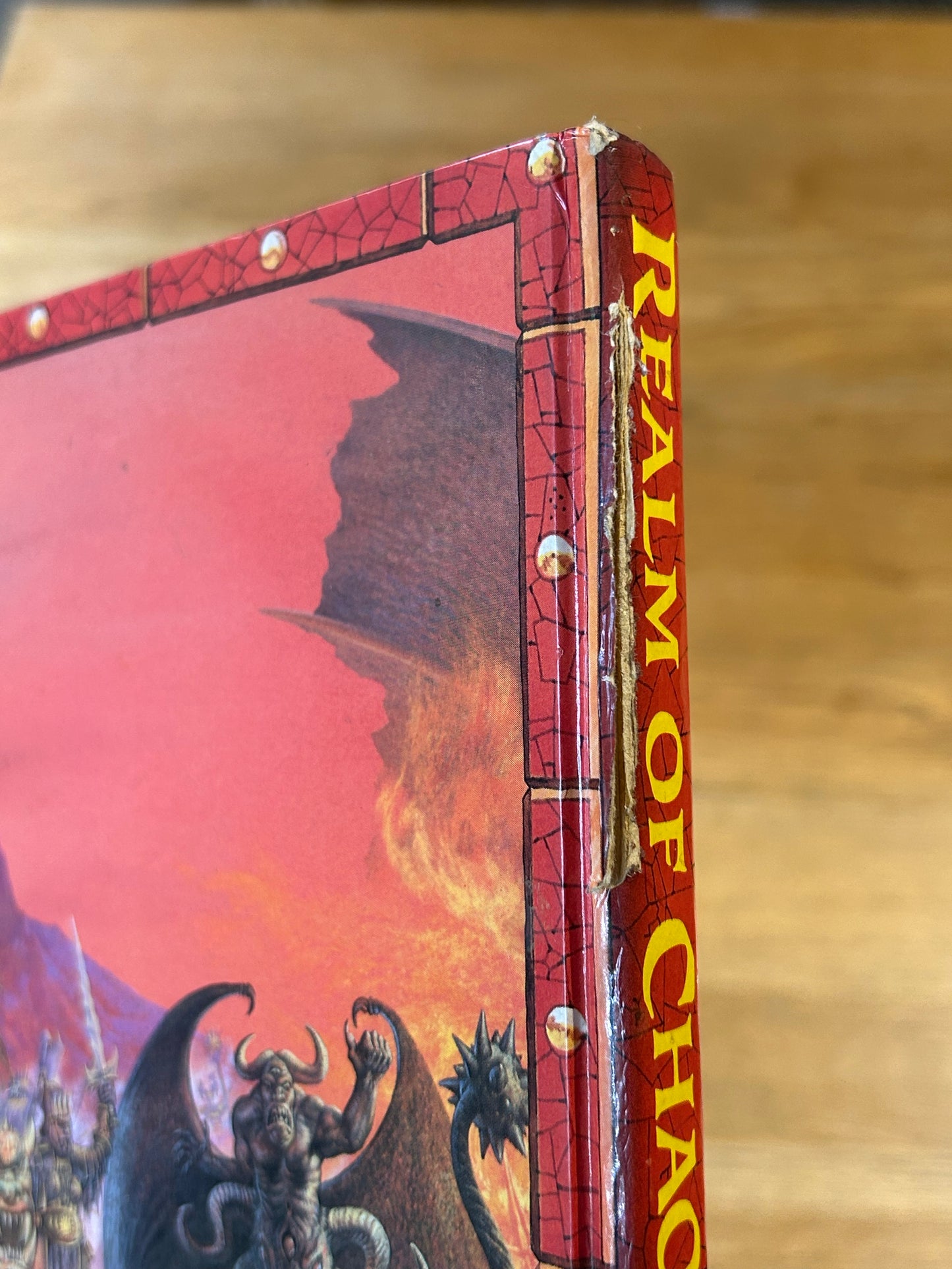 1991 edition Realm of Chaos Slaves To Darkness Warhammer Hardcover Book
