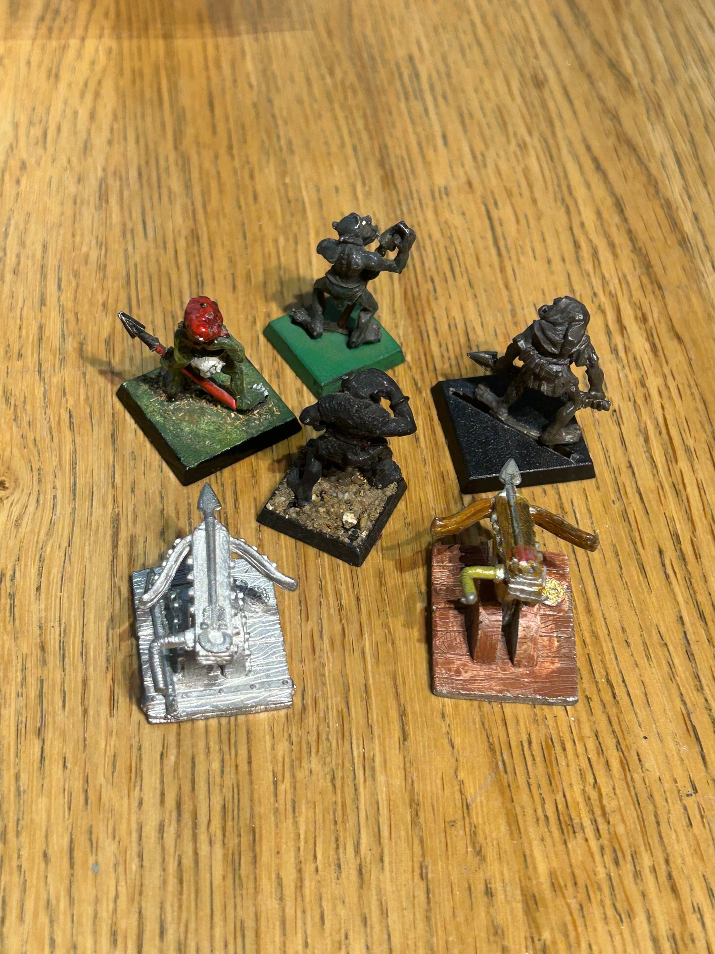 Warhammer Fantasy Citadel regiments of renown Notlob’s orc artillery Orc Ballista Bolt Throwers & Crew