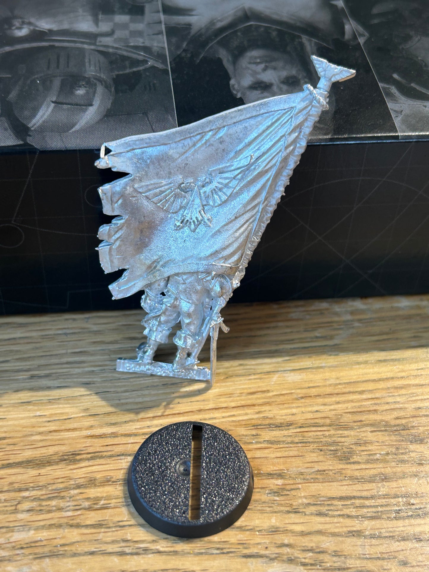 Vostroyan Firstborn Standard Bearer Imperial Guard Warhammer 40k OOP Metal