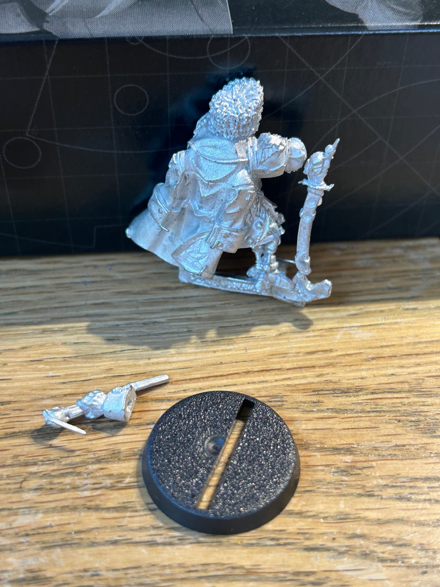 Warhammer 40k Vostroyan Firstborn commander with powerfist Metal OOP Imperial Guard GW