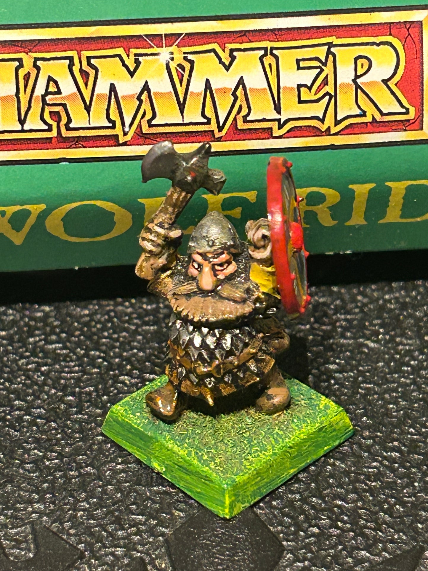 Citadel Warhammer fantasy - Imperial Dwarf - C06 / 0307 - Gazil Hooknose - Metal - 1985
