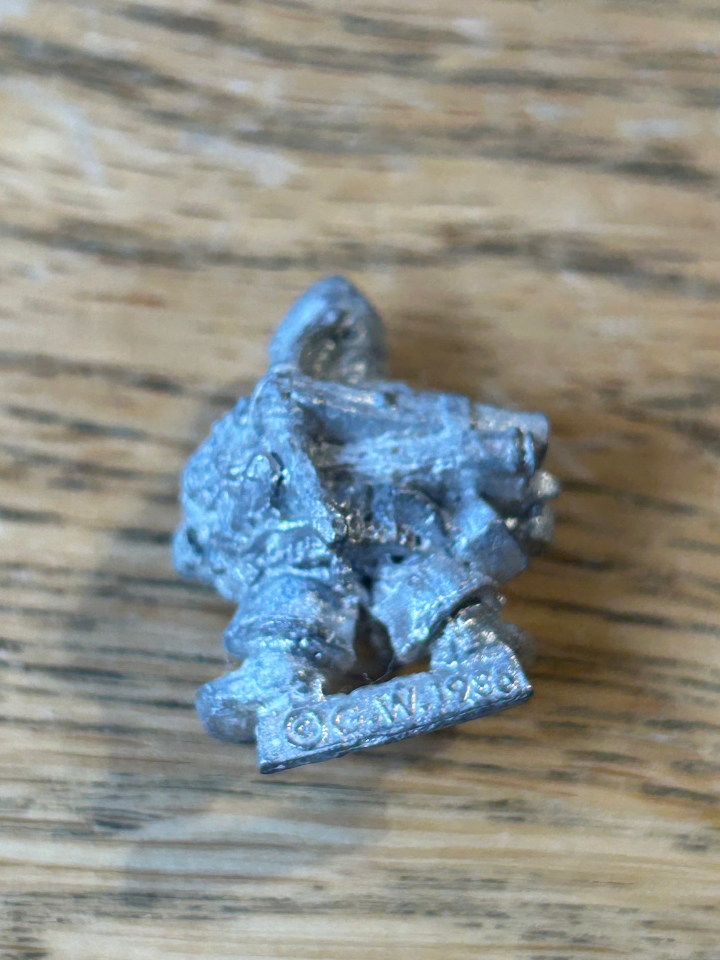 Warhammer fantasy dwarfs bugman’s rangers dwarf trooper (metal has darkened a bit)