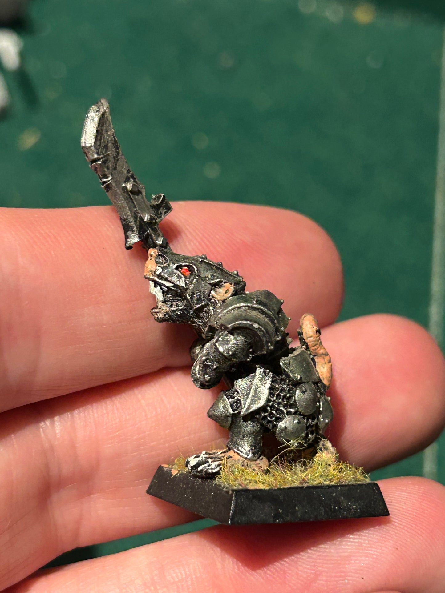 SKAVEN STORMVERMIN METAL OOP HALBERD WARHAMMER fantasy THE OLD WORLD (7 available)