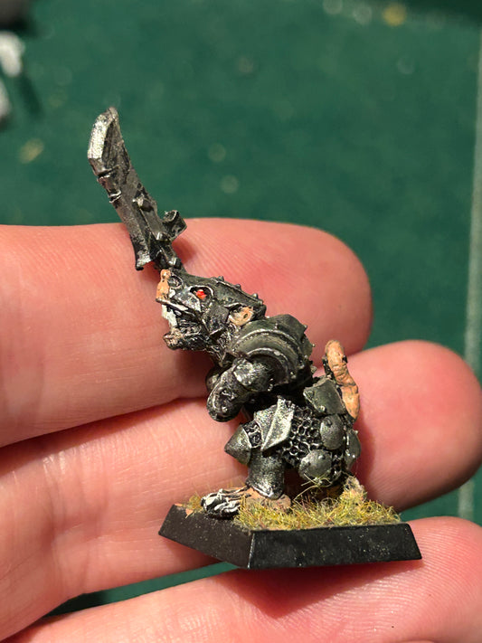 SKAVEN STORMVERMIN METAL OOP HALBERD WARHAMMER fantasy THE OLD WORLD (7 available)