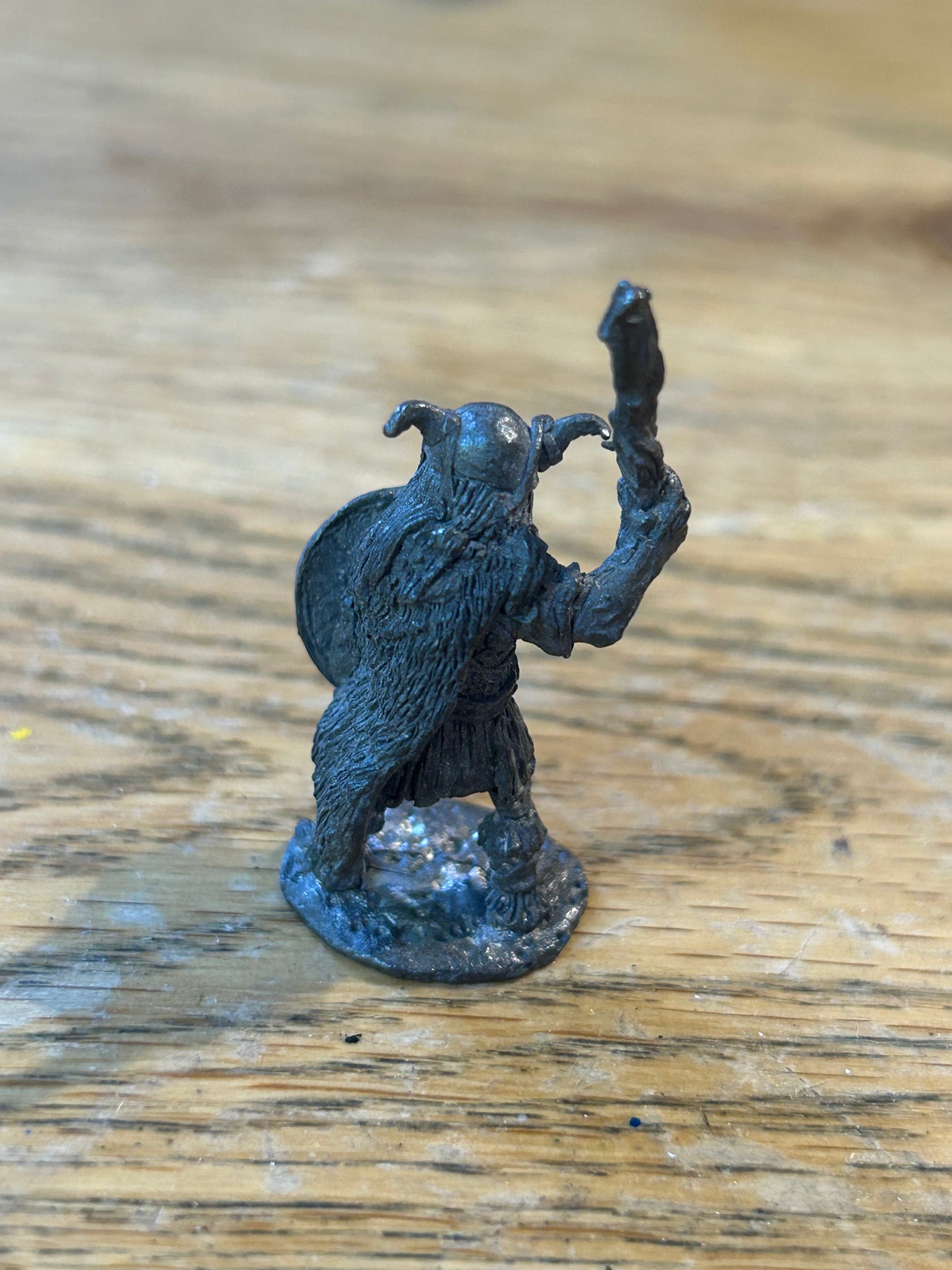 Citadel - Preslotta - Warhammer fantasy - C36 - Class Hobgoblin warrior with club and shield - 1984