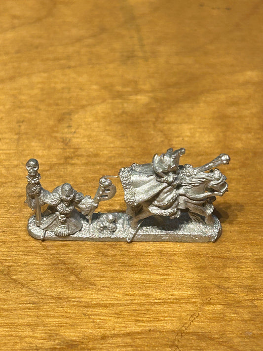 Warmaster 10mm - Kislev - Kislev mage on foot and on horse - Metal OOP