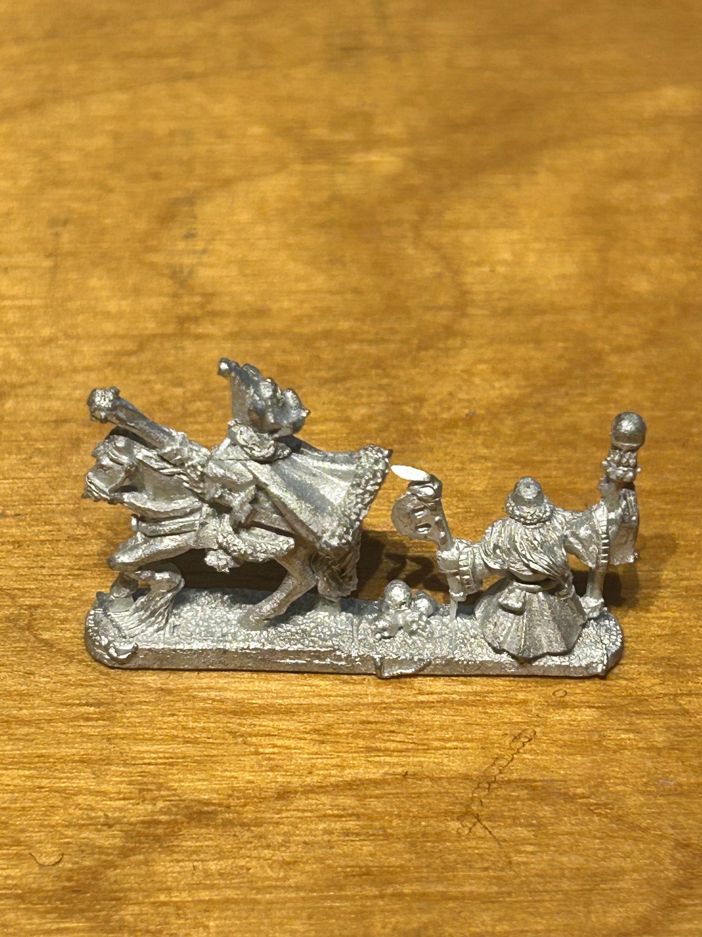Warmaster 10mm - Kislev - Kislev mage on foot and on horse - Metal OOP