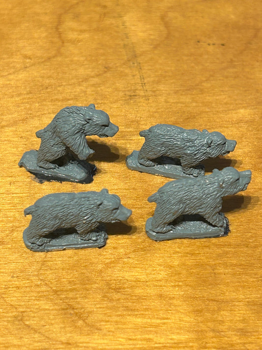 Warmaster 10mm - Kislev - Kislev Bears - Metal OOP (4 bears)