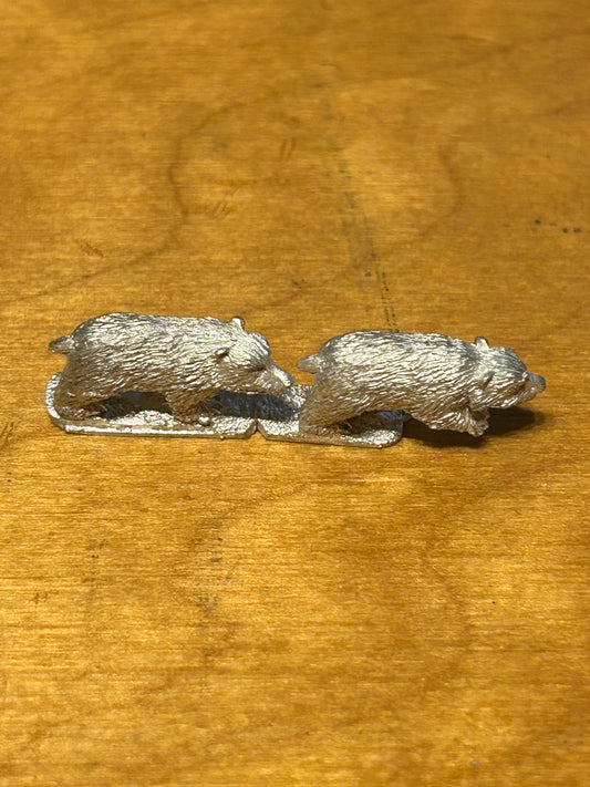 Warmaster 10mm - Kislev - Kislev Bears - Metal OOP (2 bears)