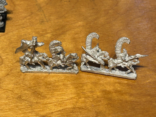 Warmaster 10mm - Kislev - winged lancers - Metal OOP - Games Workshop