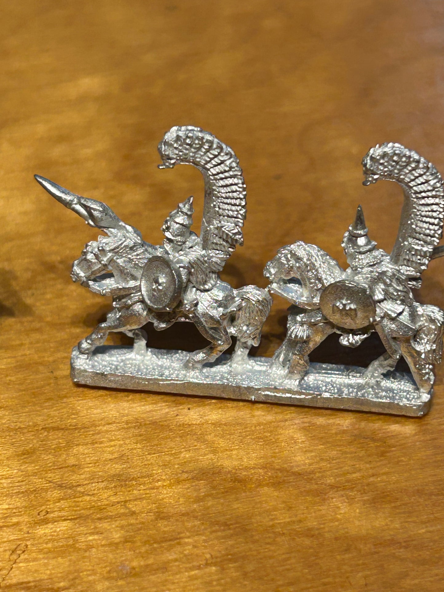 Warmaster 10mm - Kislev - winged lancers - Metal OOP - Games Workshop