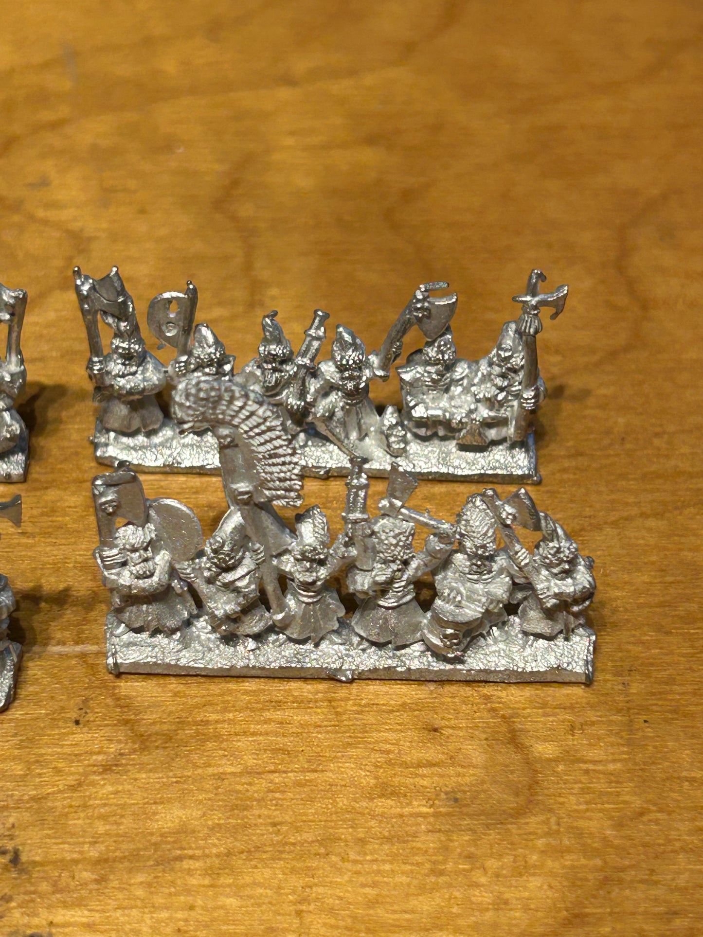 Warmaster 10mm - Kislev - Kislev axemen - Metal OOP (2 bases worth)