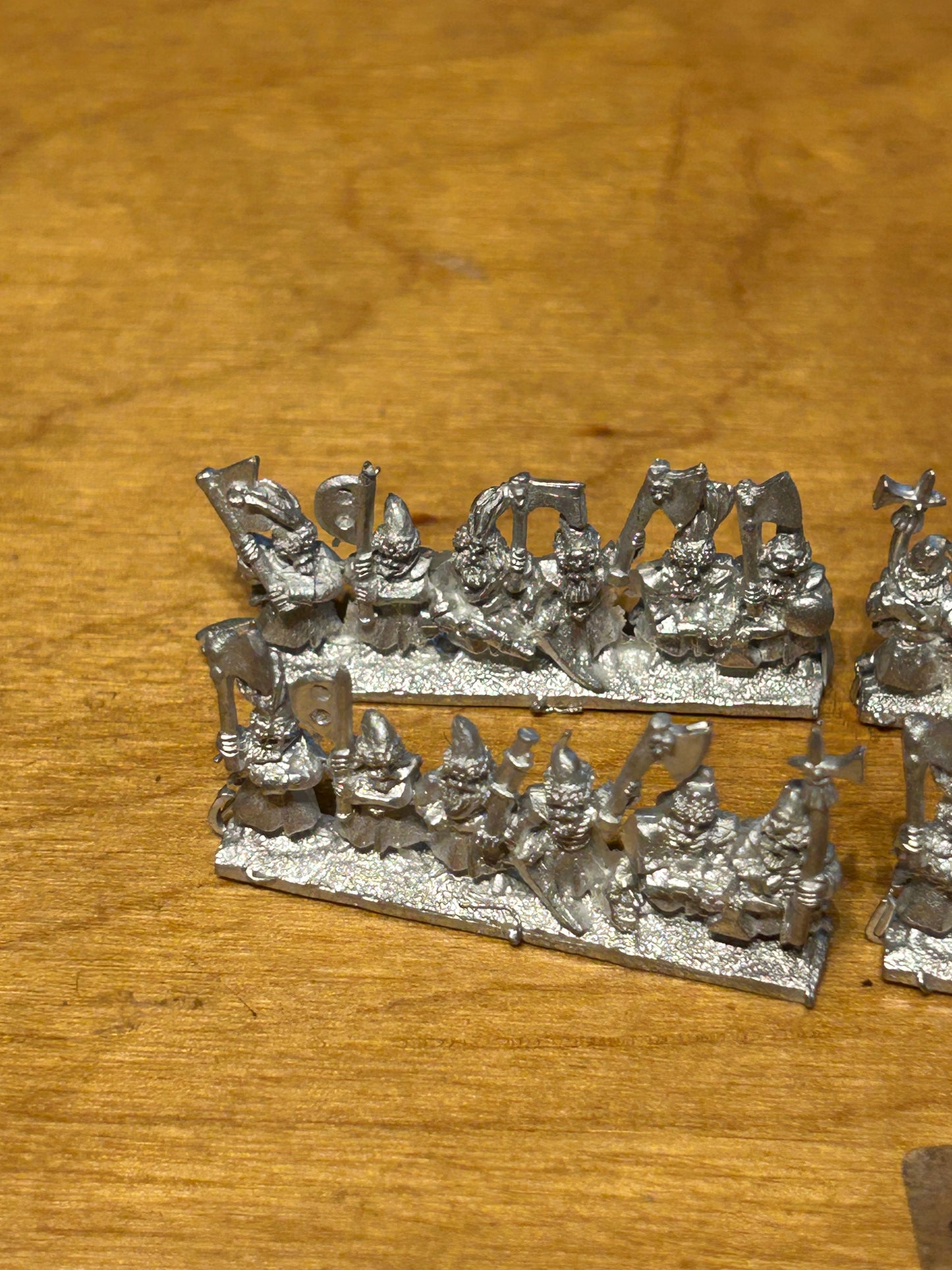Warmaster 10mm - Kislev - Kislev axemen - Metal OOP (2 bases worth)