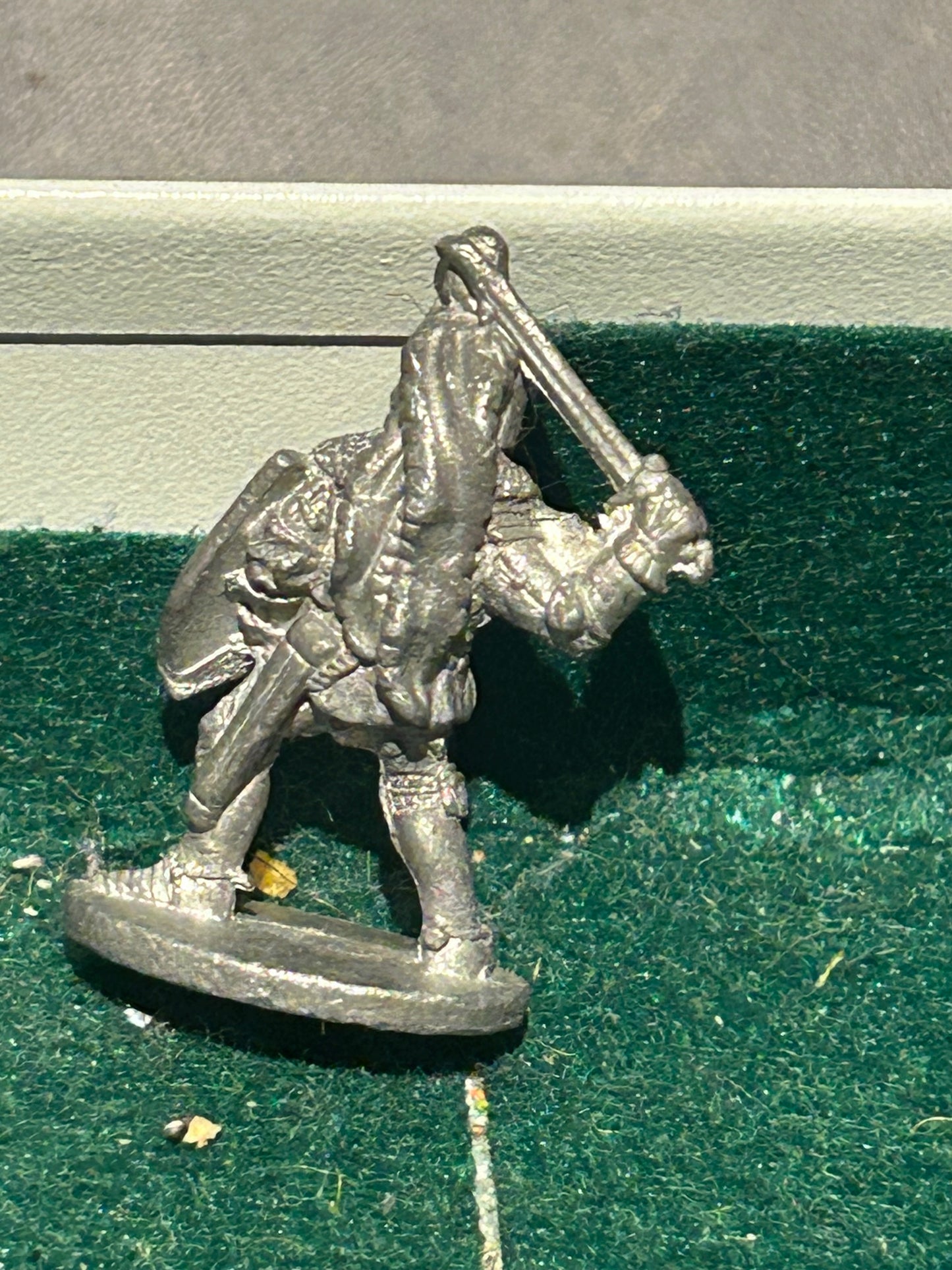 Grenadier models knight on foot with sword and shield