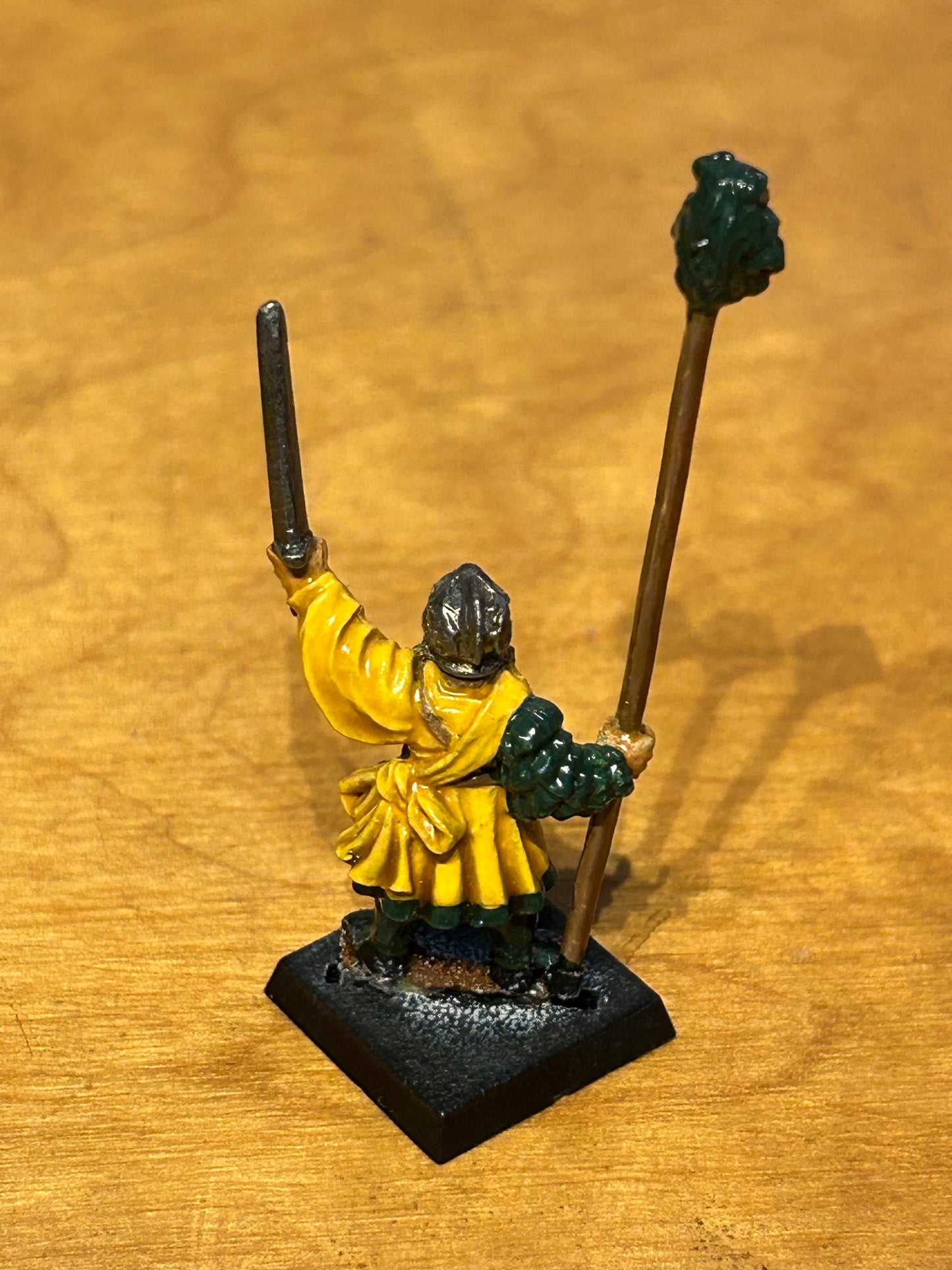 Warhammer Fantasy Old World Empire State Troopers standard bearer metal