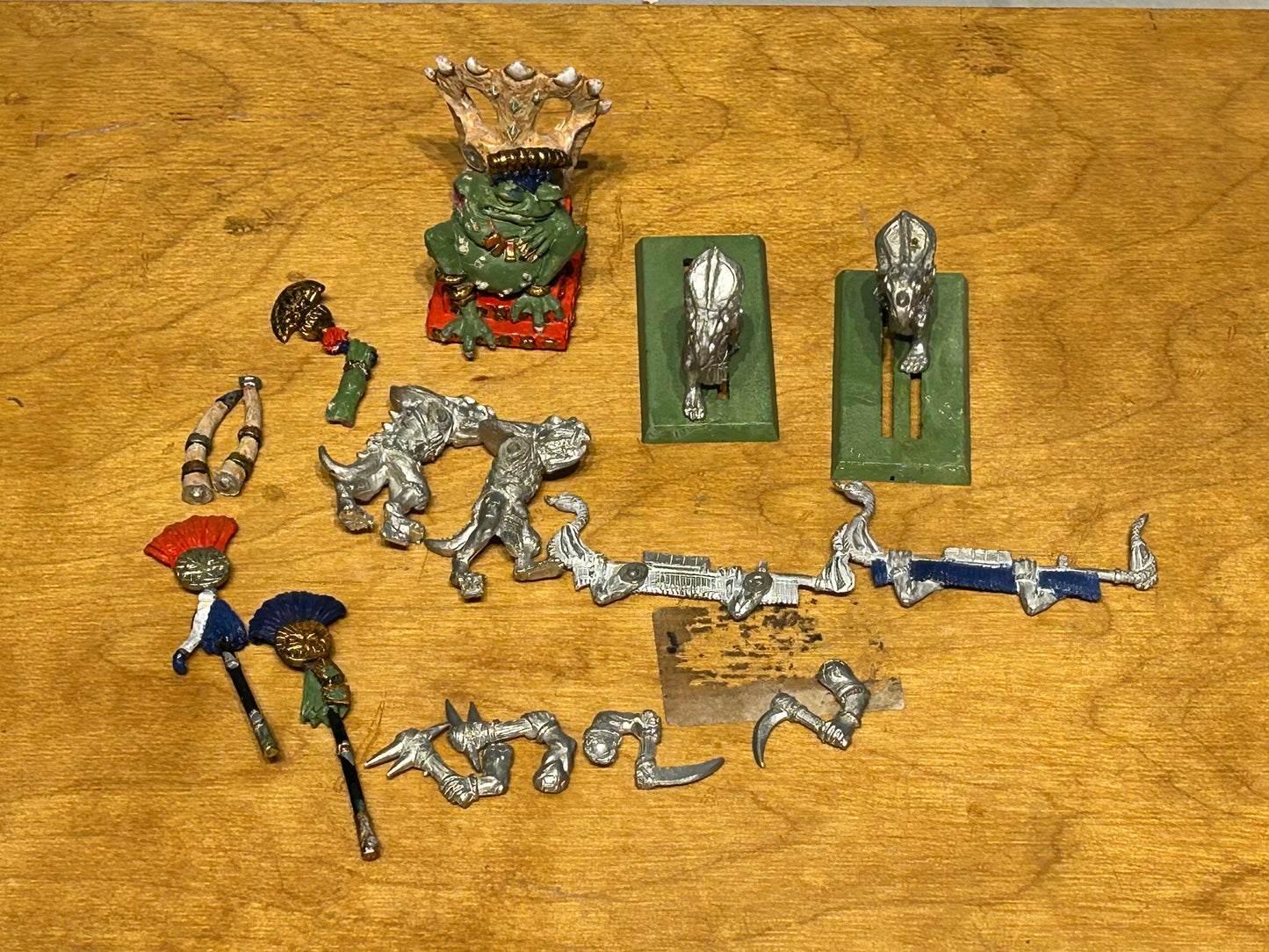WARHAMMER LIZARDMEN SLANN MAGE PRIEST BOXED COMPLETE METAL OOP
