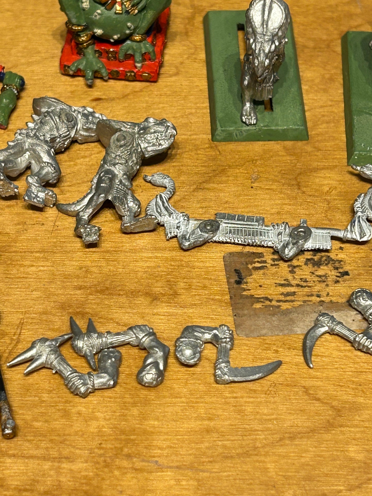 WARHAMMER LIZARDMEN SLANN MAGE PRIEST BOXED COMPLETE METAL OOP