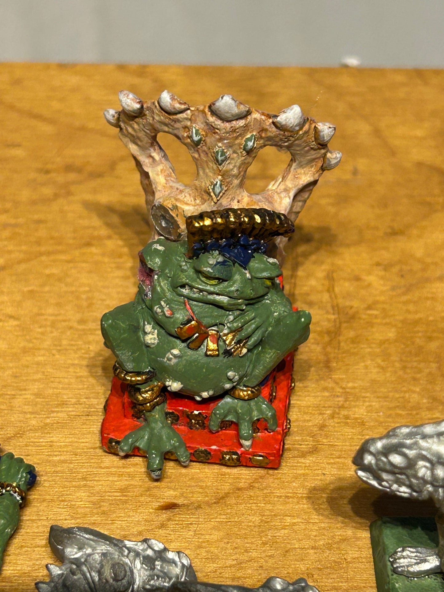 WARHAMMER LIZARDMEN SLANN MAGE PRIEST BOXED COMPLETE METAL OOP