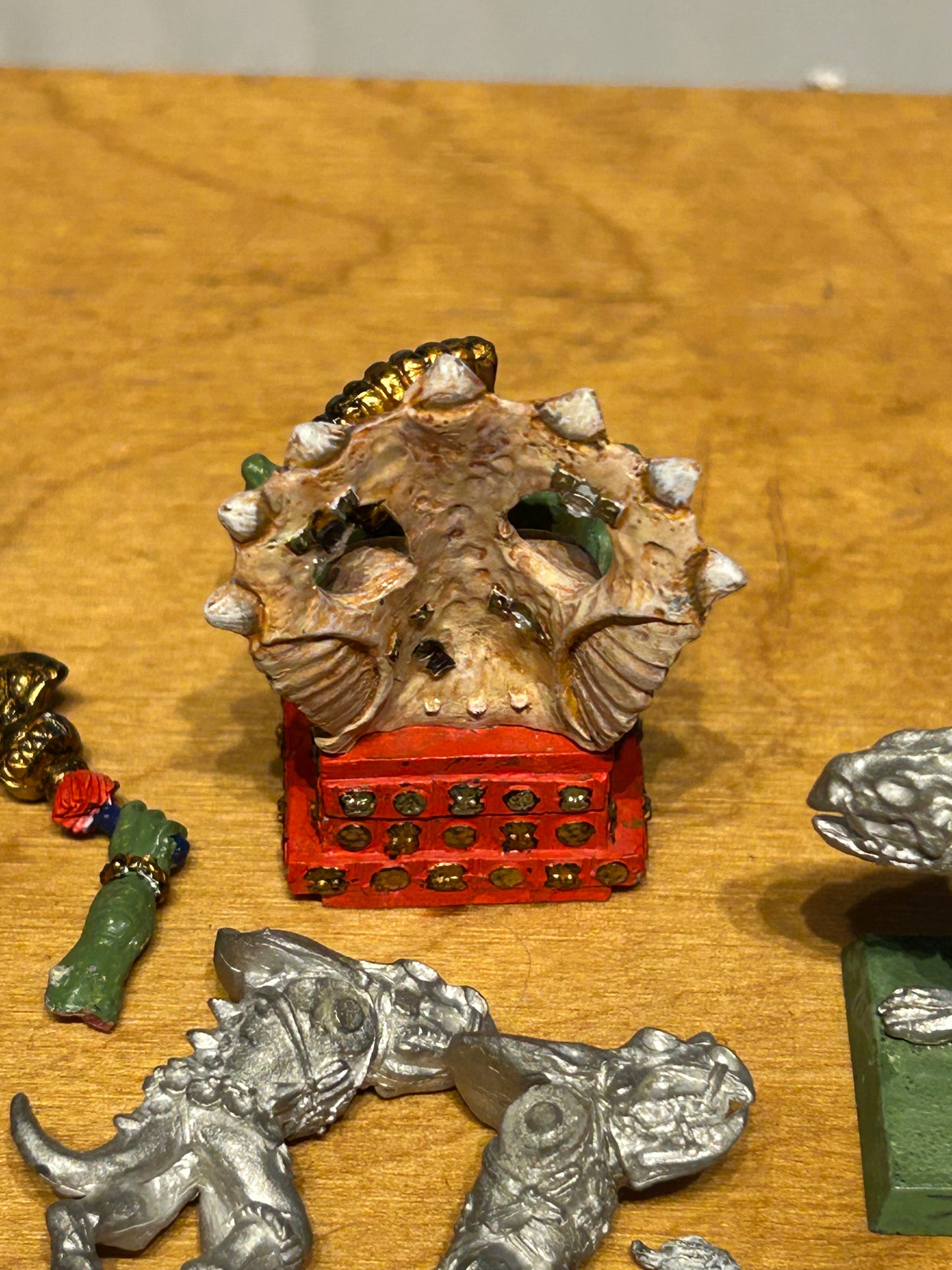 WARHAMMER LIZARDMEN SLANN MAGE PRIEST BOXED COMPLETE METAL OOP