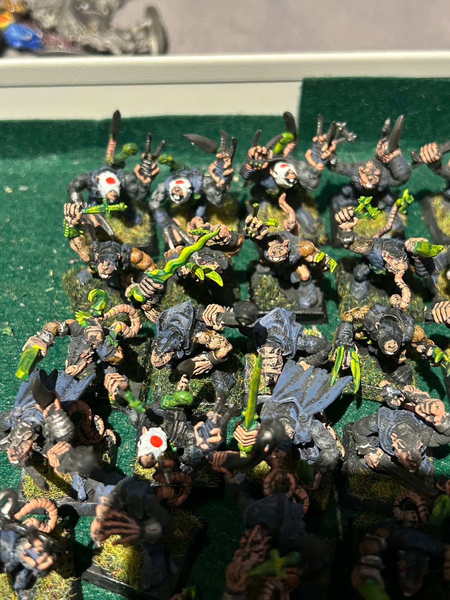 Warhammer fantasy night runner regiment (50 night runners, a couple might have clan rat bodies)