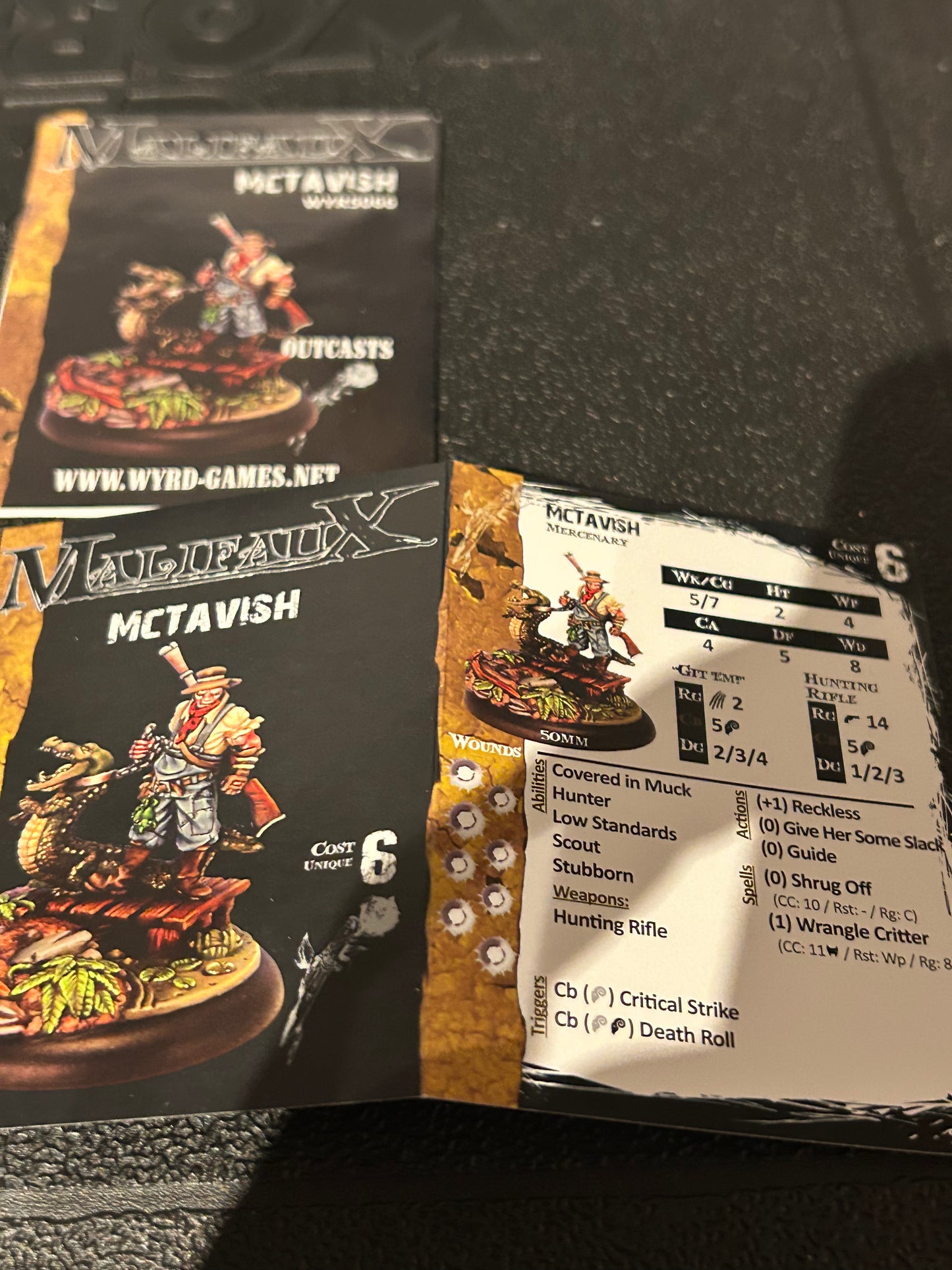 Malifaux Miniatures. mctavish