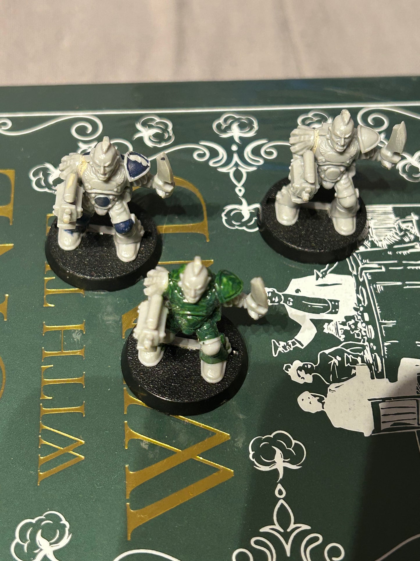 Warhammer 40k Rogue Trader space marine scout x3 plastic