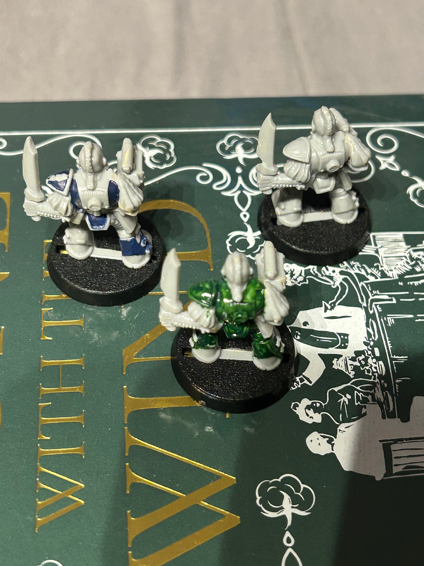 Warhammer 40k Rogue Trader space marine scout x3 plastic