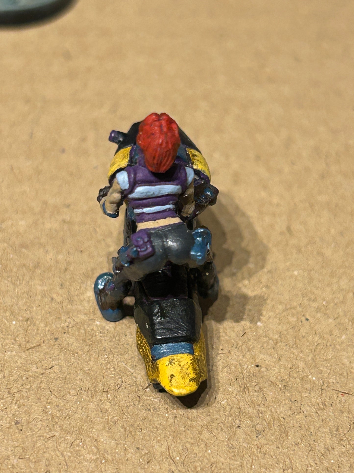 Infinity Corvus Belli soldier on motorcycle (will update with name when I have time to research more)
