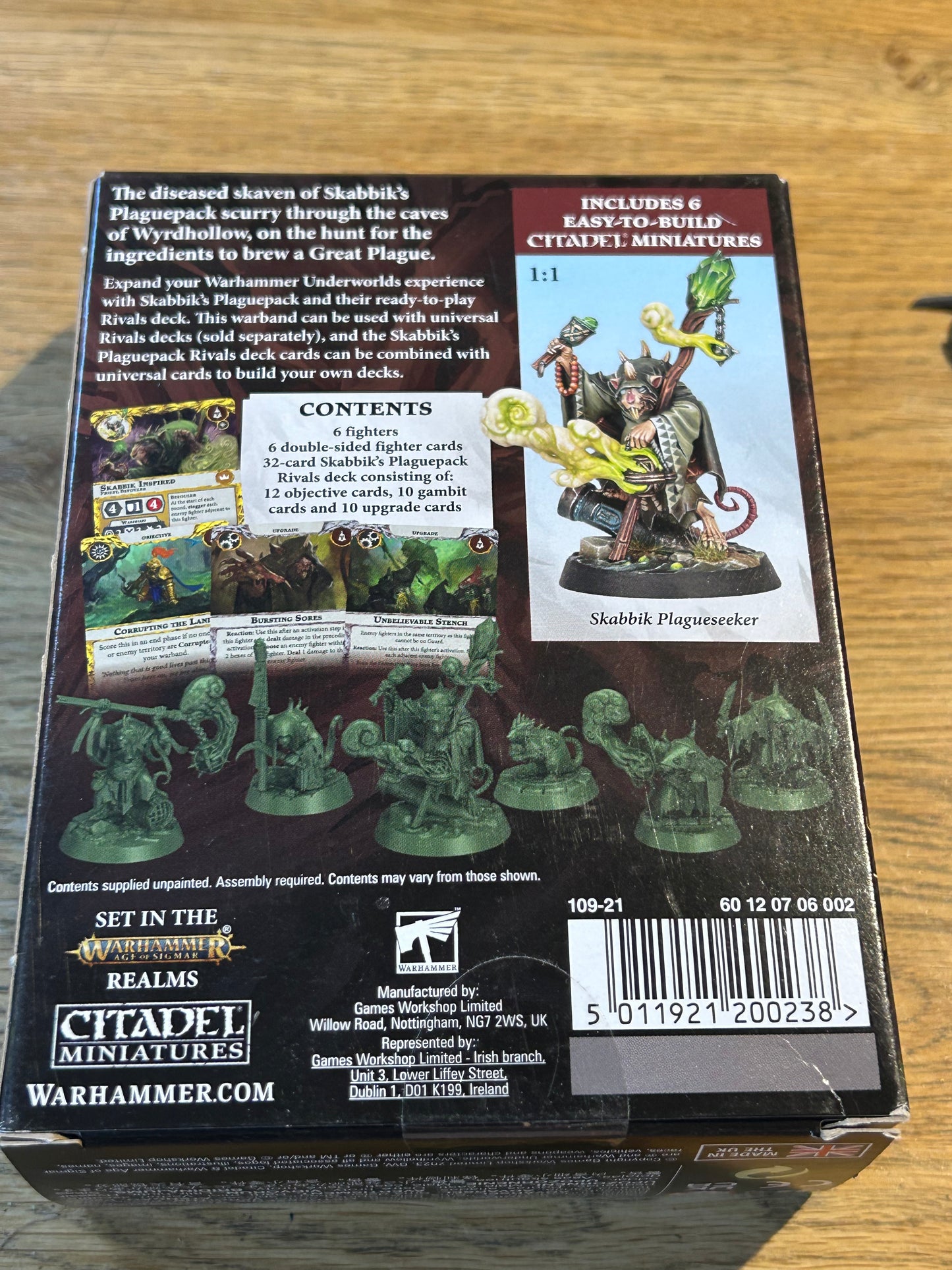 Skabbik's Plaguepack. BNOS Sealed/Unopened. Warhammer Underworlds: Wyrdhollow.