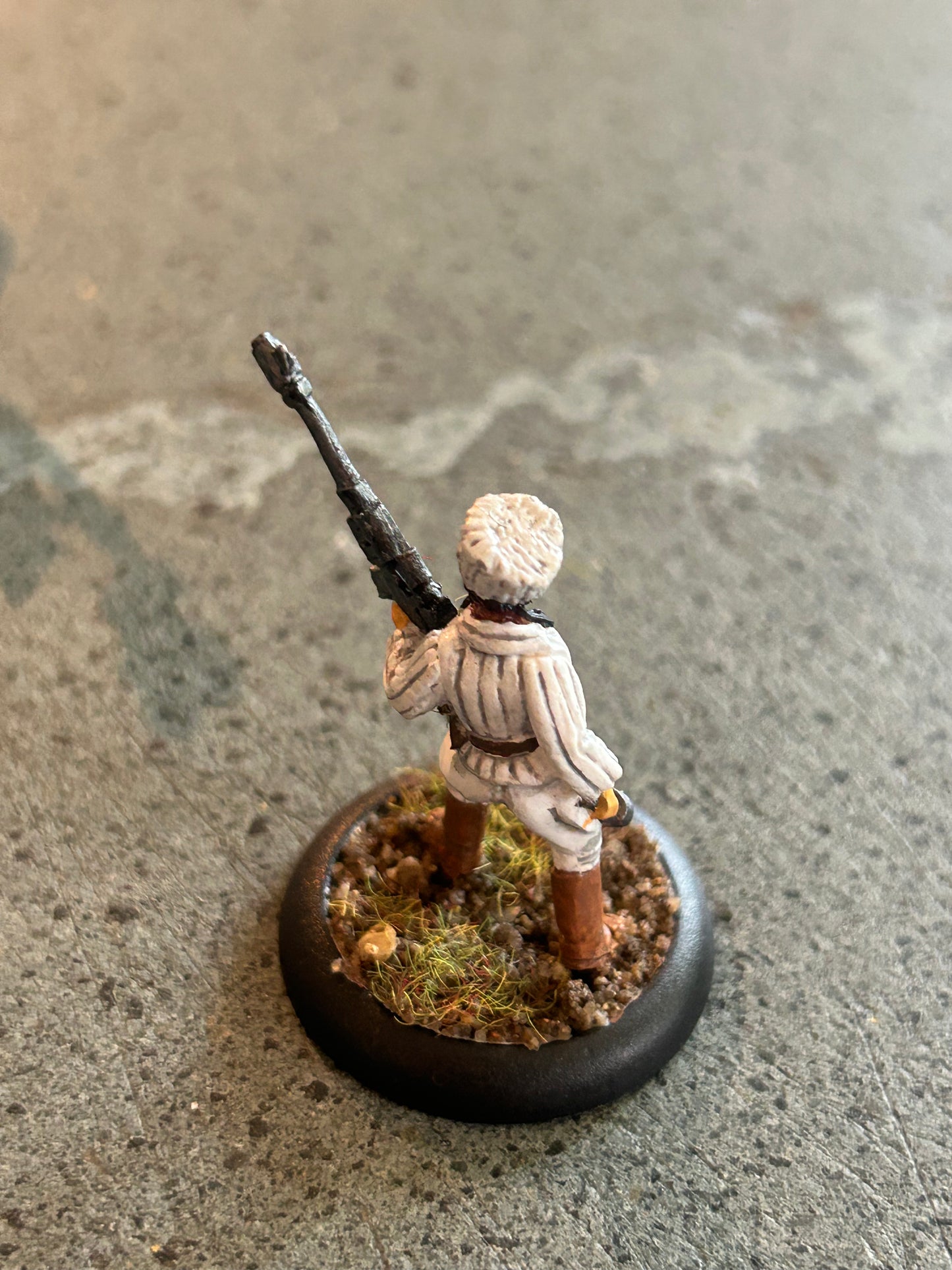 Secrets of the third reich Soviet PTDR Anti-Mech Rifle female sniper (would make a great imperial guardsman)