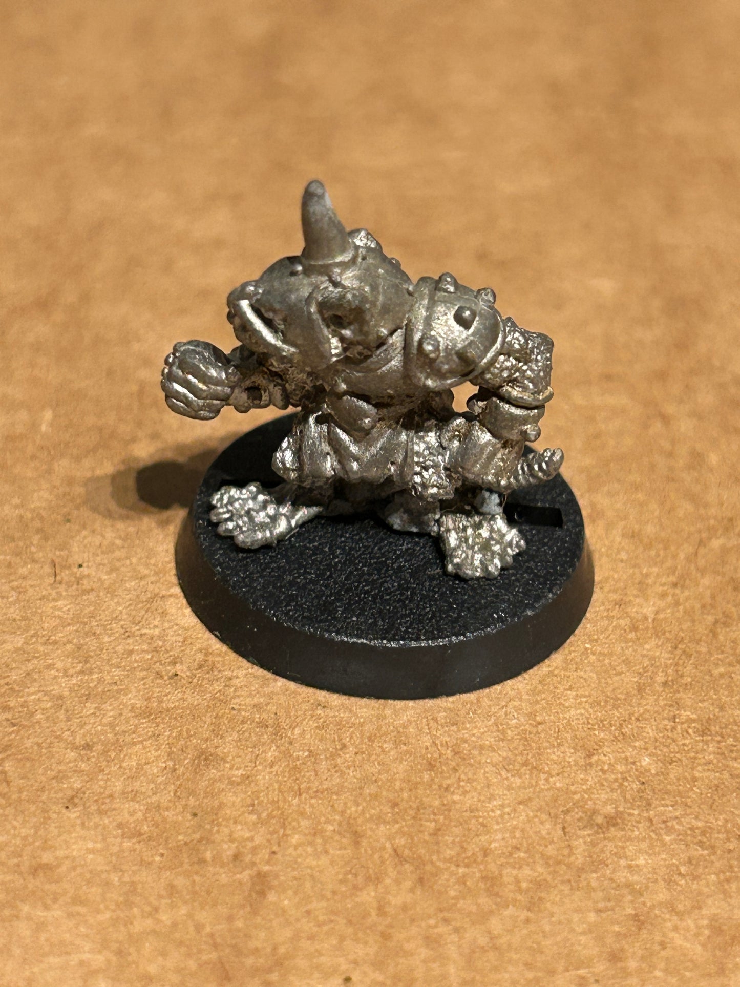 Bloodbowl Skaven lineman 2nd Edition Metal Figure Games Workshop Blood Bowl 1988