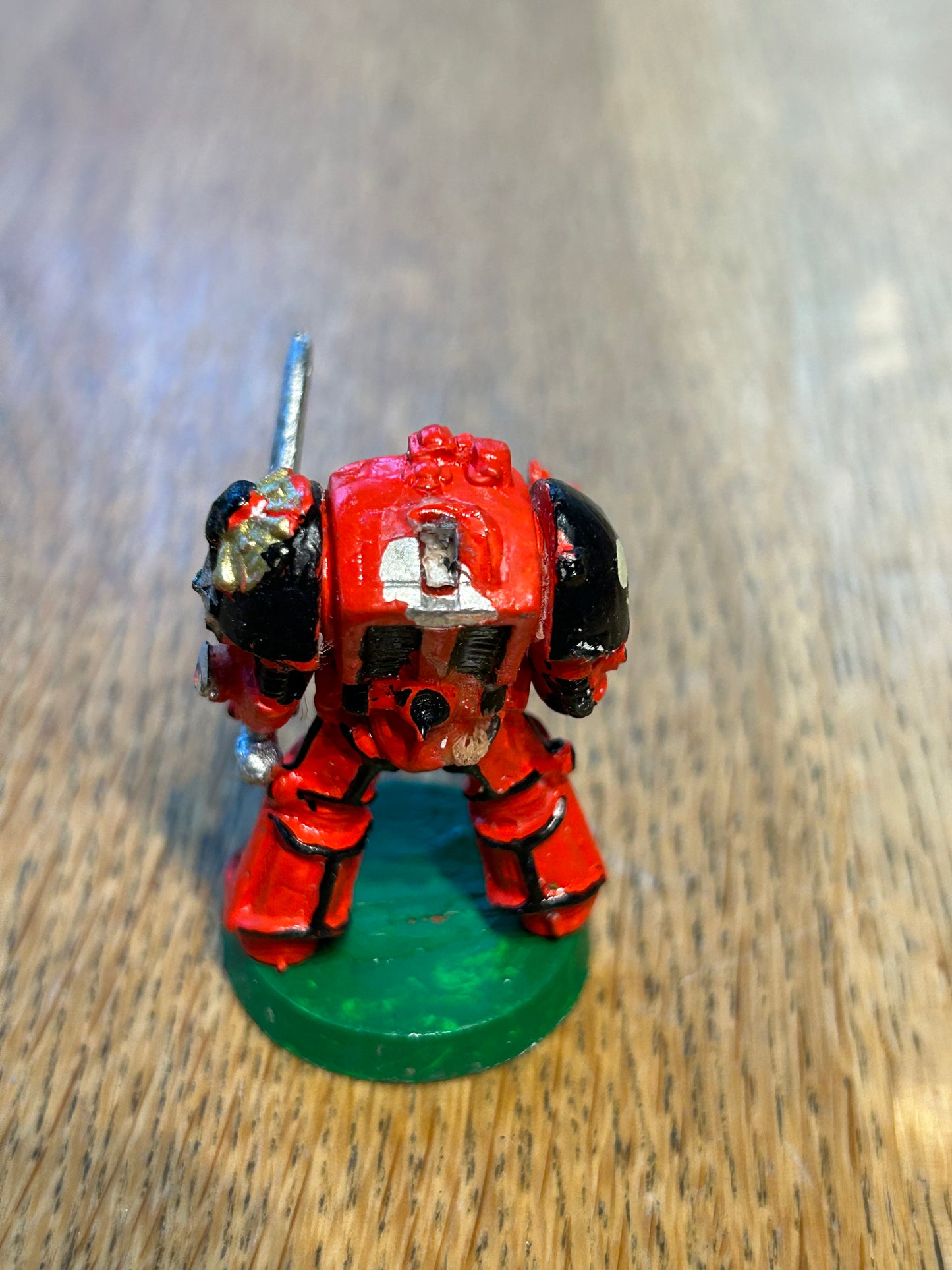 Metal Space Marine Terminator with sword and storm bolter