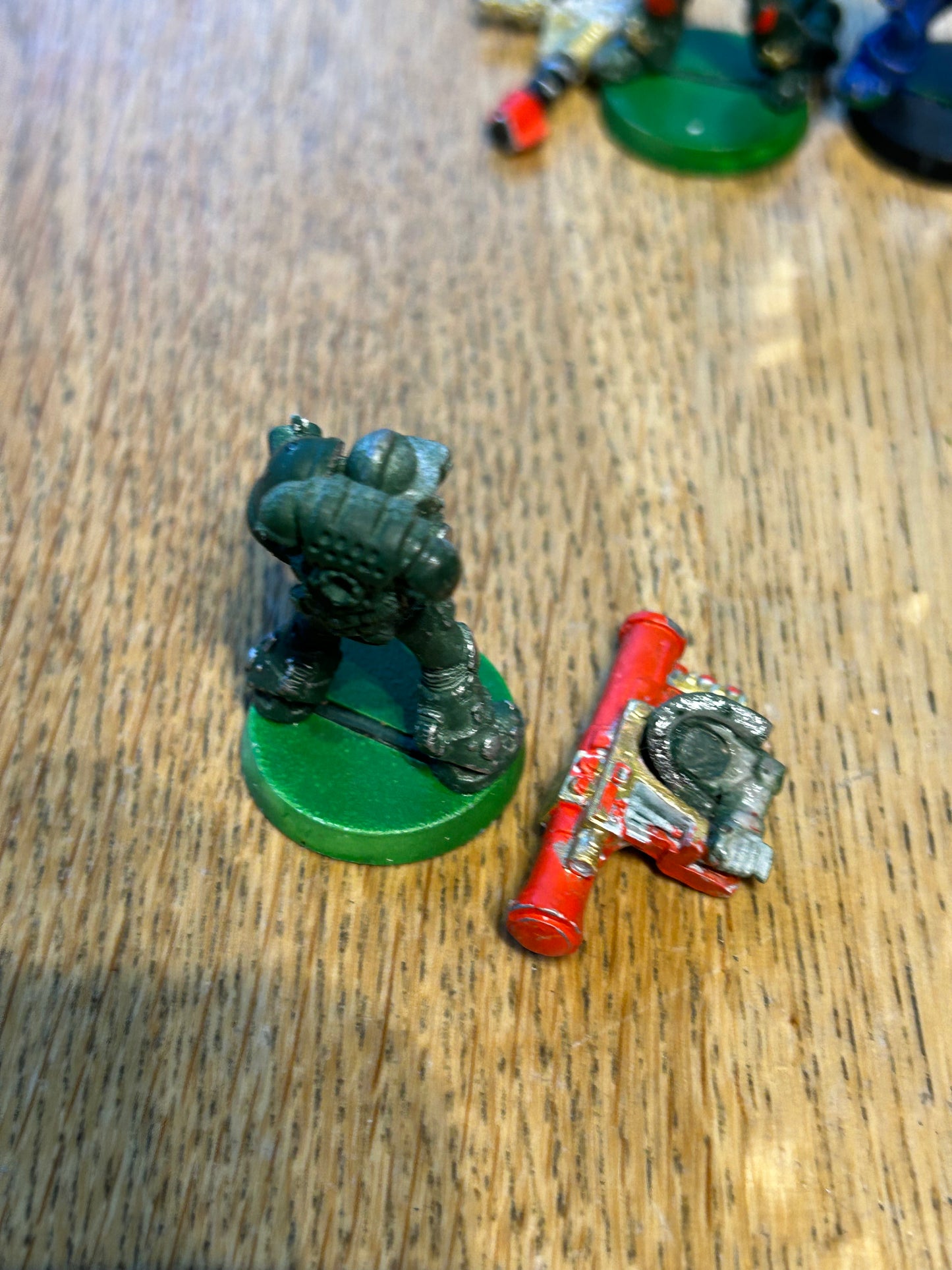 Warhammer 40k space marine tactical marine heavy with missile launcher metal
