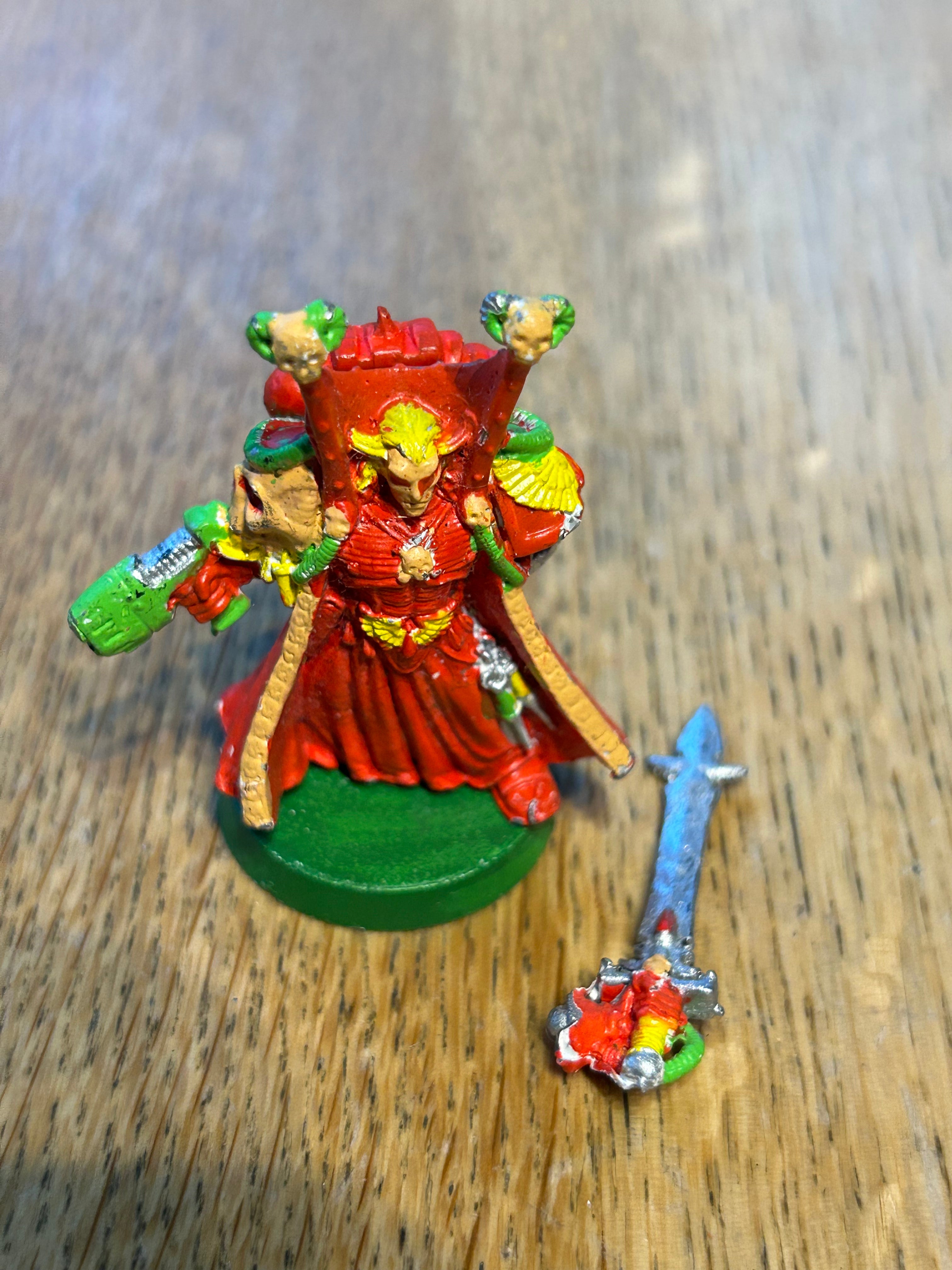 Warhammer 40k Blood Angels Chief Librarian Mephiston metal The Demon