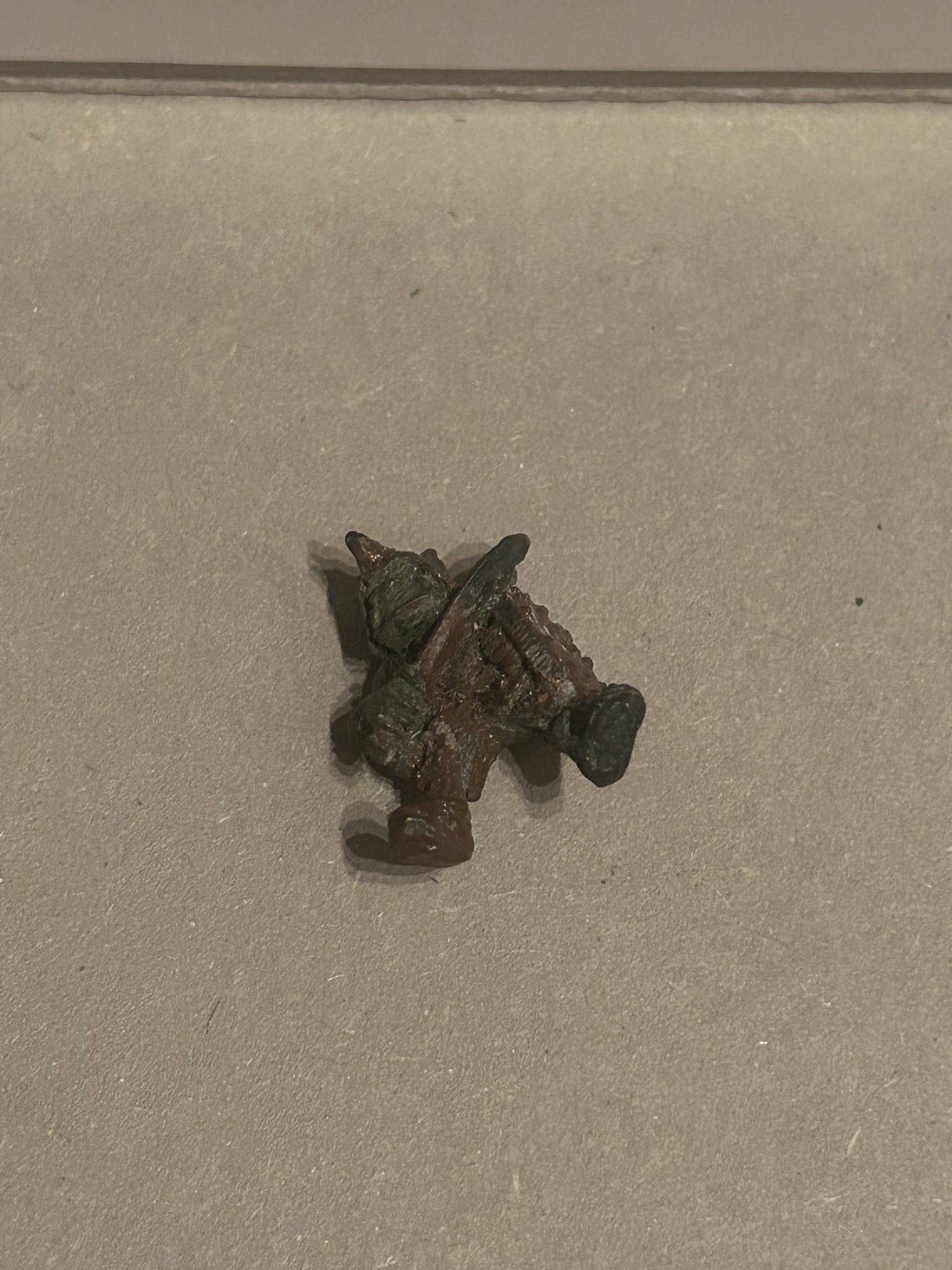 Warhammer fantasy goblin with sword and shield