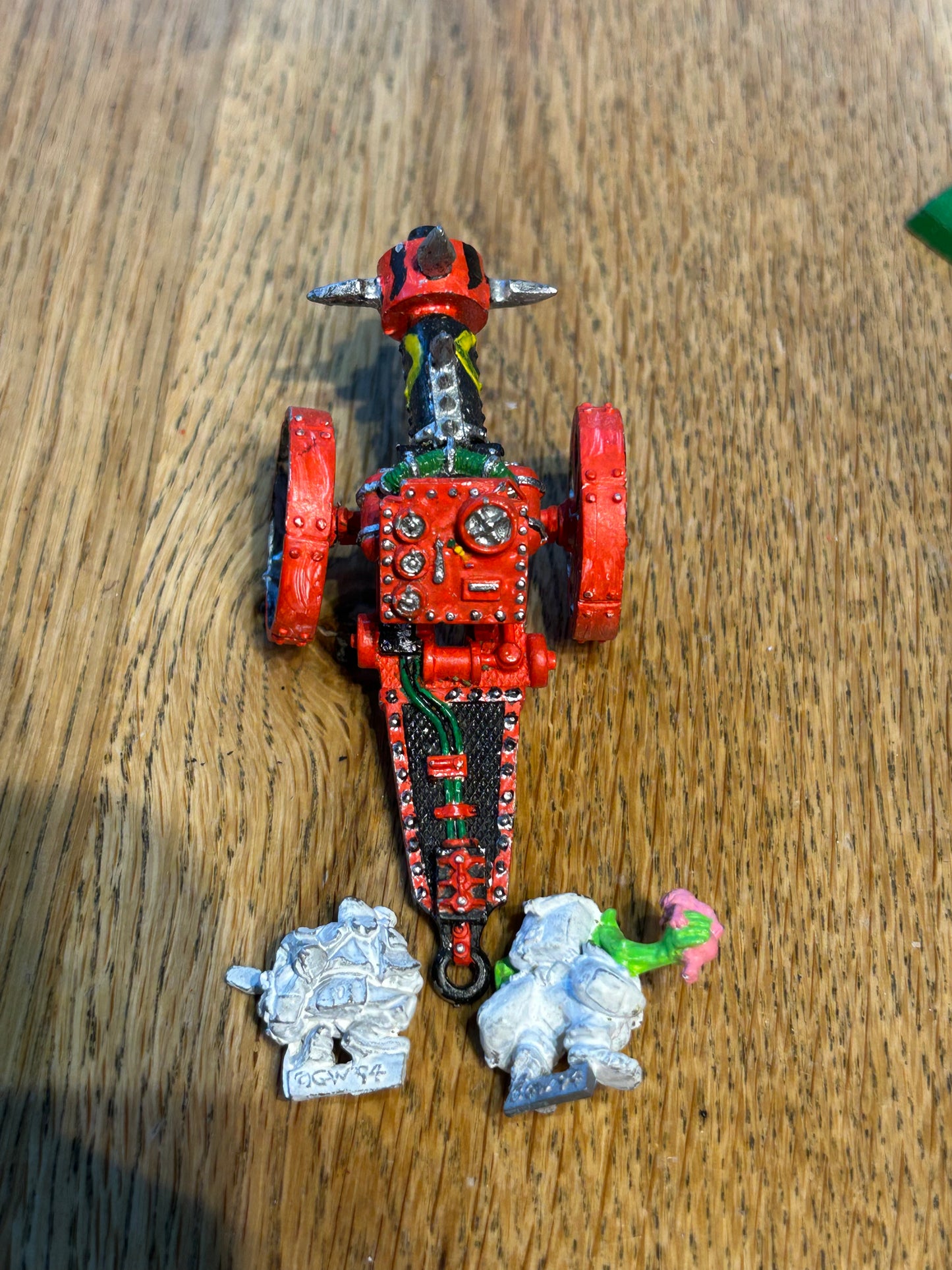 Warhammer 40K Ork Traktor Kannon & Crew Tractor Cannon Big Gun Classic Metal