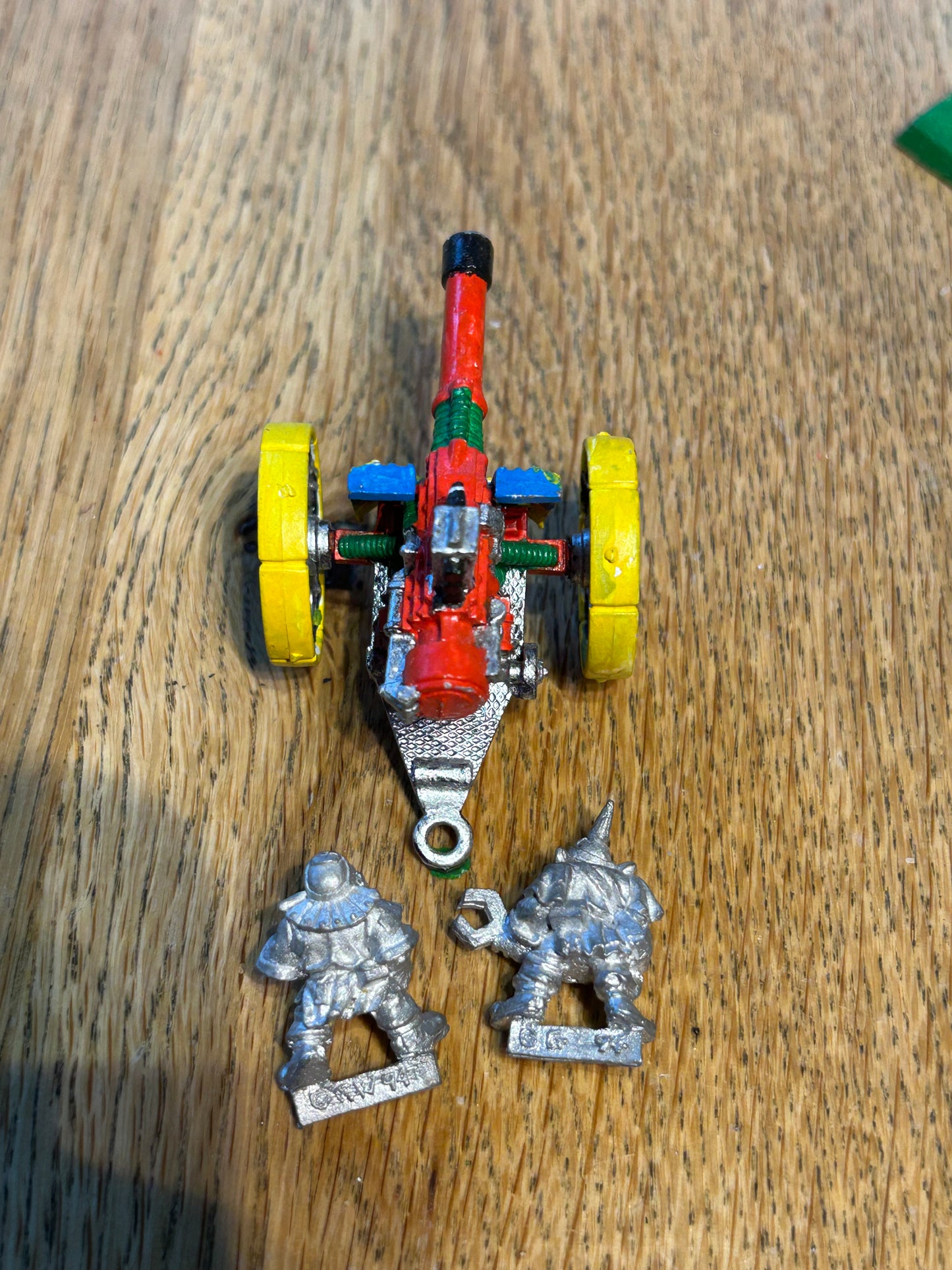 Warhammer 40K Ork splatta kannon & Crew Big Gun Classic Metal