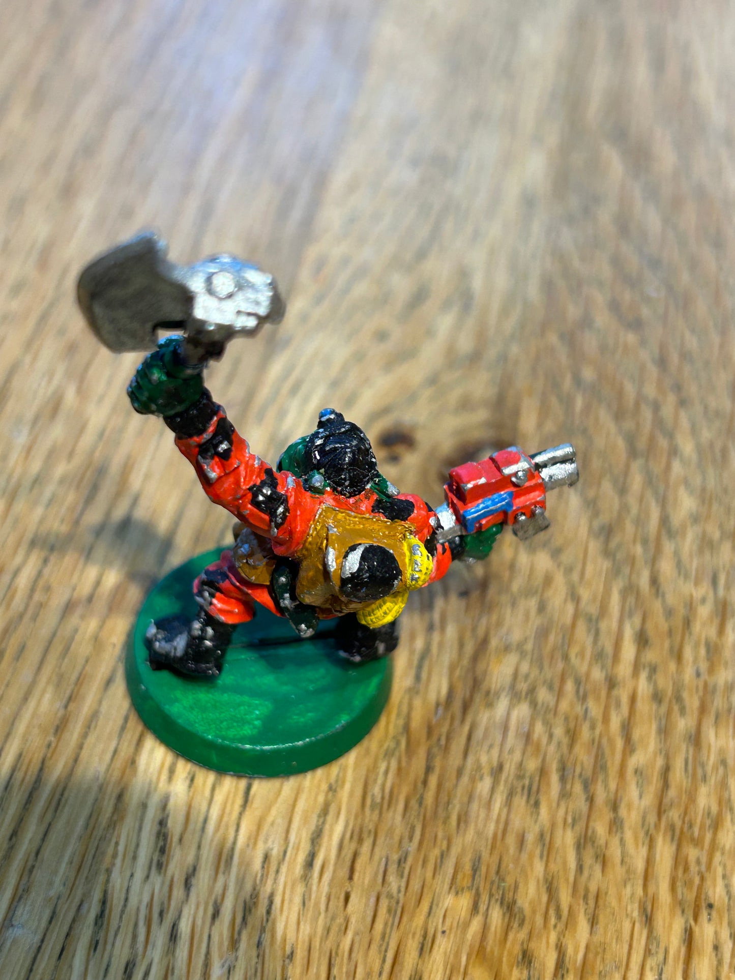 Warhammer 40K ORK BLOOD AXE KOMMANDO NOB Metal Citadel 90s