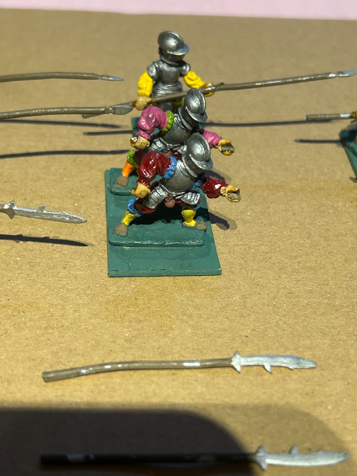 Lamming (I think) pikemen historical miniatures x10