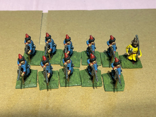 Hinchliffe musketeers/handgunners (not sure what period but I think 18th century)  historical miniatures