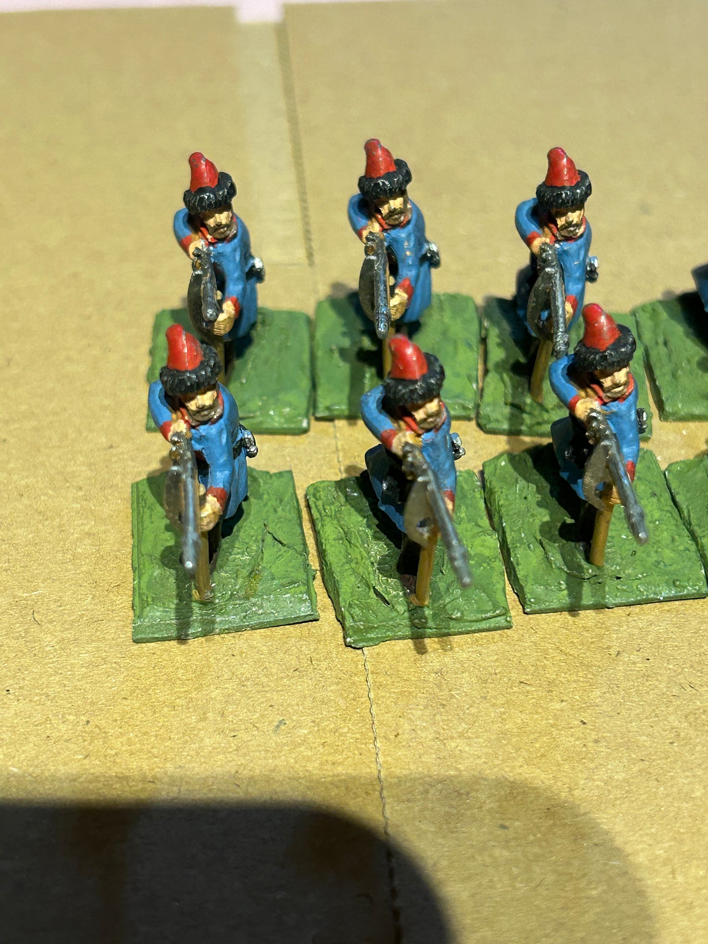 Hinchliffe musketeers/handgunners (not sure what period but I think 18th century)  historical miniatures