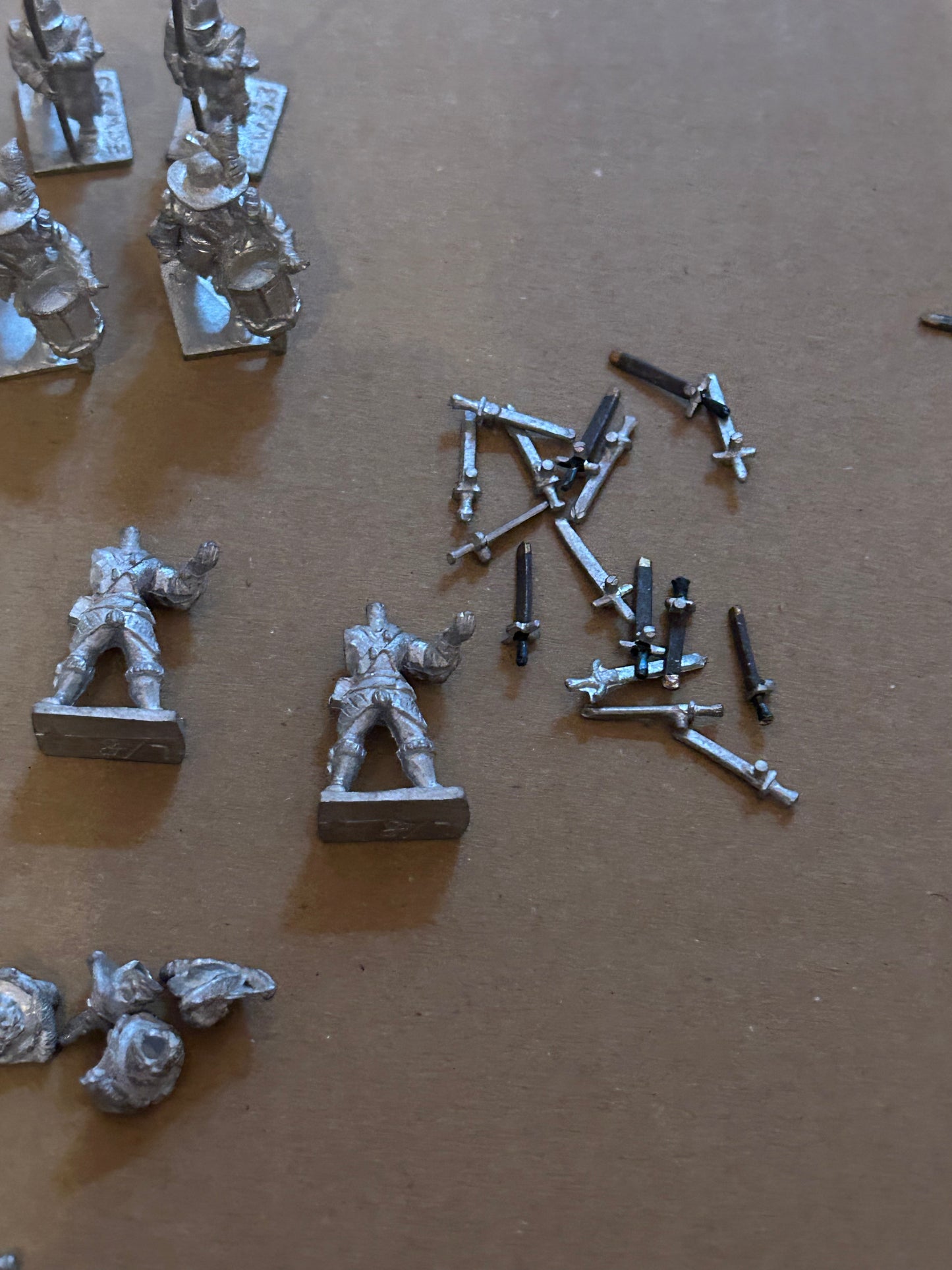 Minifigs cavalier and Roundheads muskets, pikemen and musicians  historical miniatures English civil war